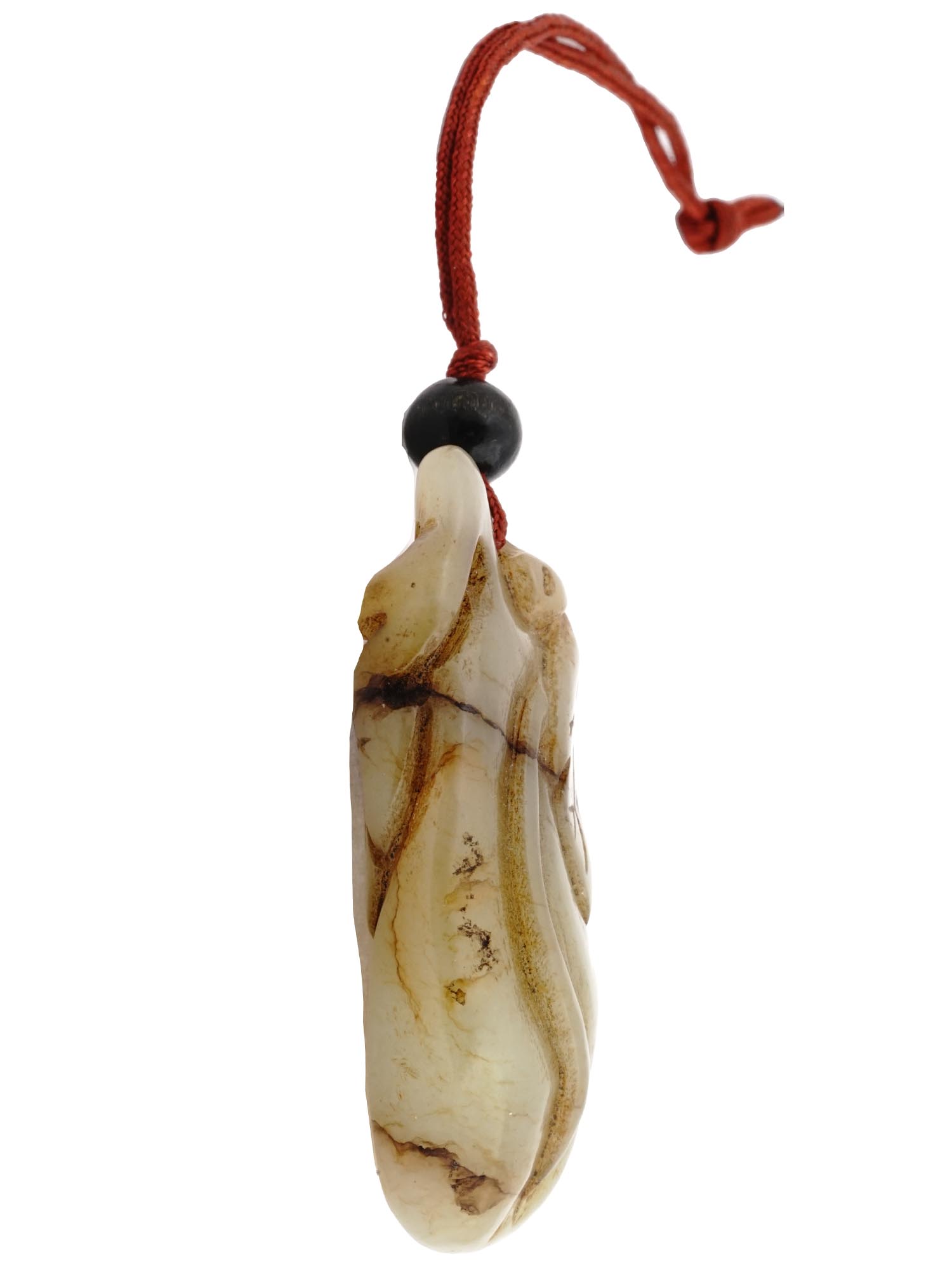 ANCIENT CHINESE HAND CARVED JADE PENDANT AMULET PIC-4