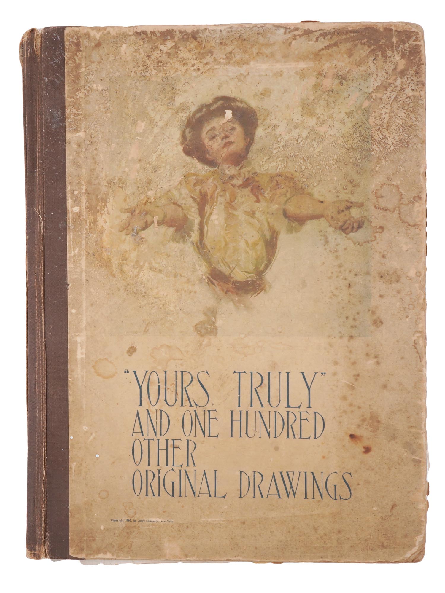 ANTIQUE YOURS TRULY ONE HUNDRED ORIGINAL DRAWING BOOK