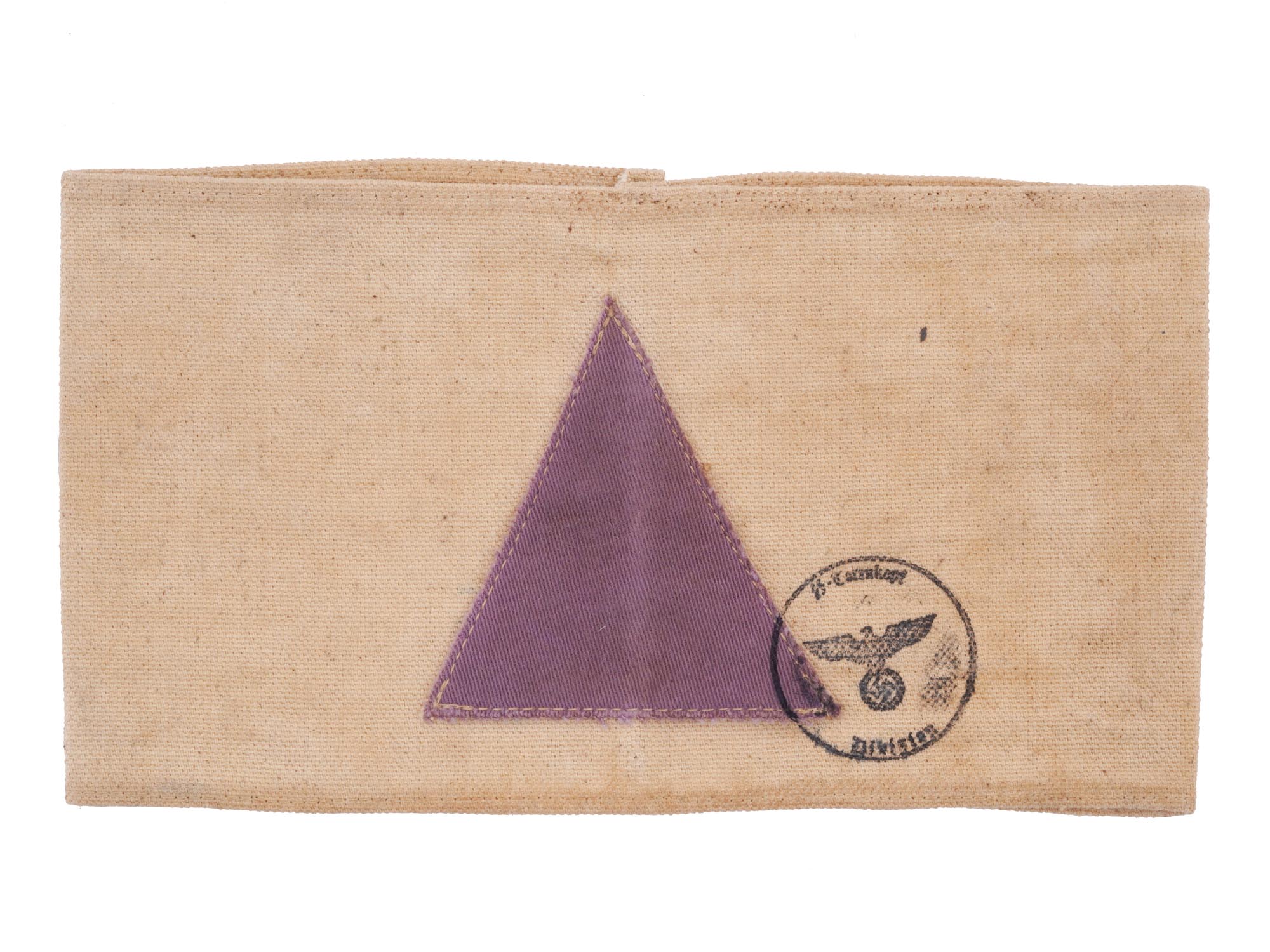 WWII GERMAN THIRD REICH BIBLE STUDENTS CAMP ARMBAND PIC-0