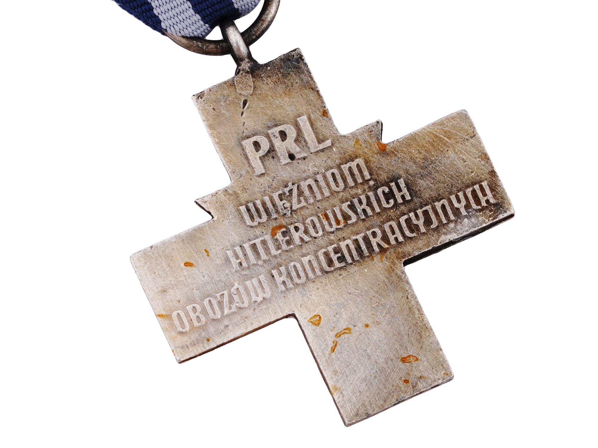 WWII POLISH AUSCHWITZ CROSS AWARD MEDAL PIC-3