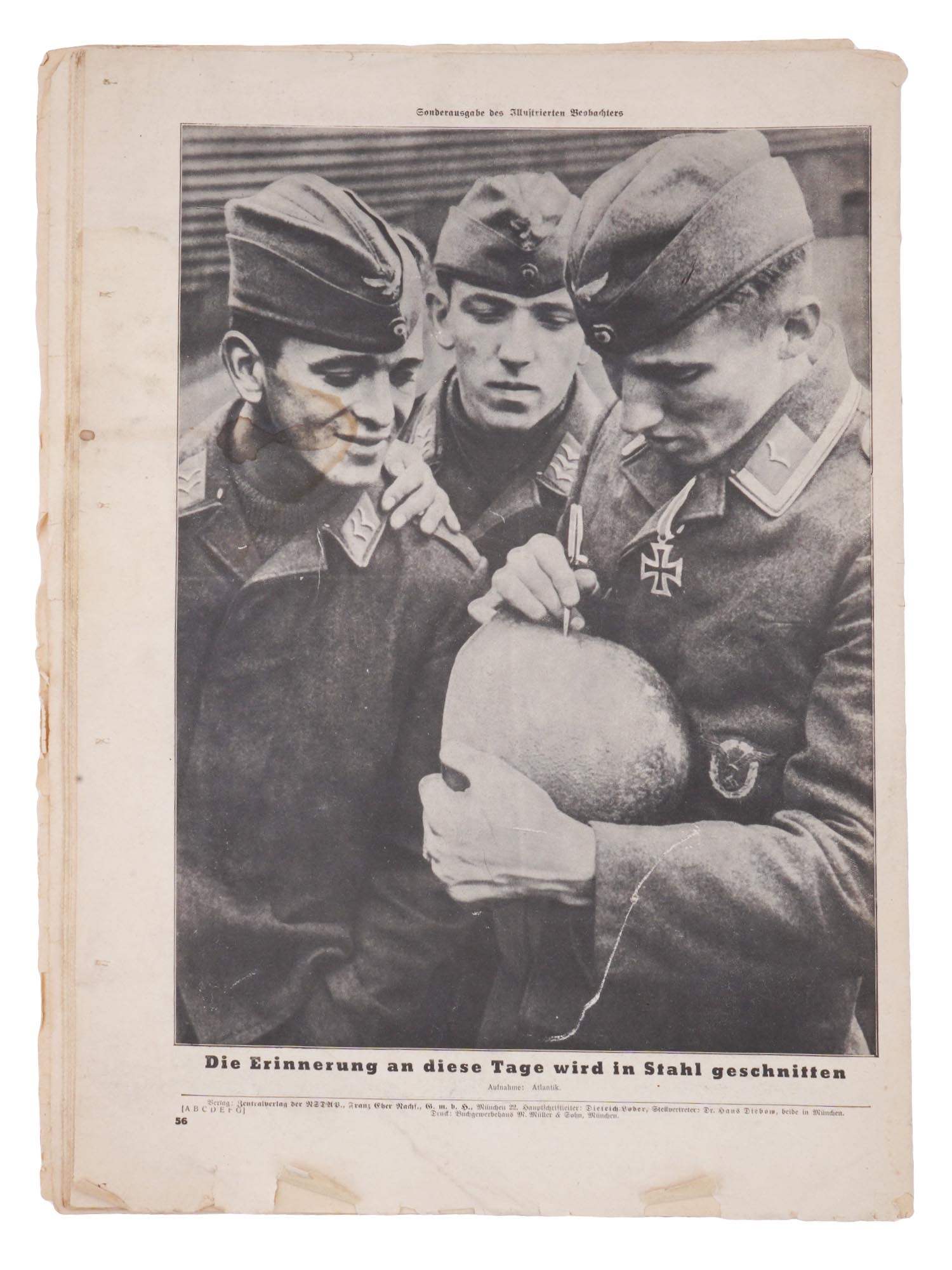 WWII GERMAN IB ILLUSTRIERTER BEOBACHTER MAGAZINE PIC-1