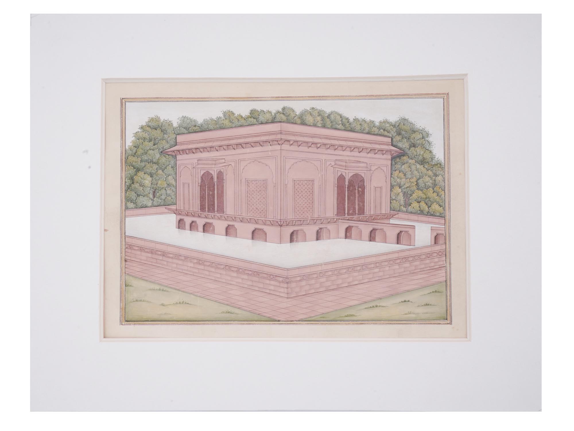 ANTIQUE INDIAN COMPANY SCHOOL WATERCOLOR PAINTINGS PIC-4