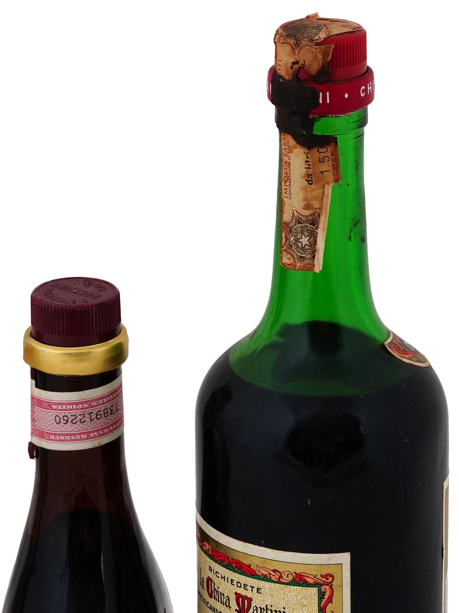 COLLECTION OF ALCOHOL DRINKS IN VINTAGE BOTTLES PIC-3