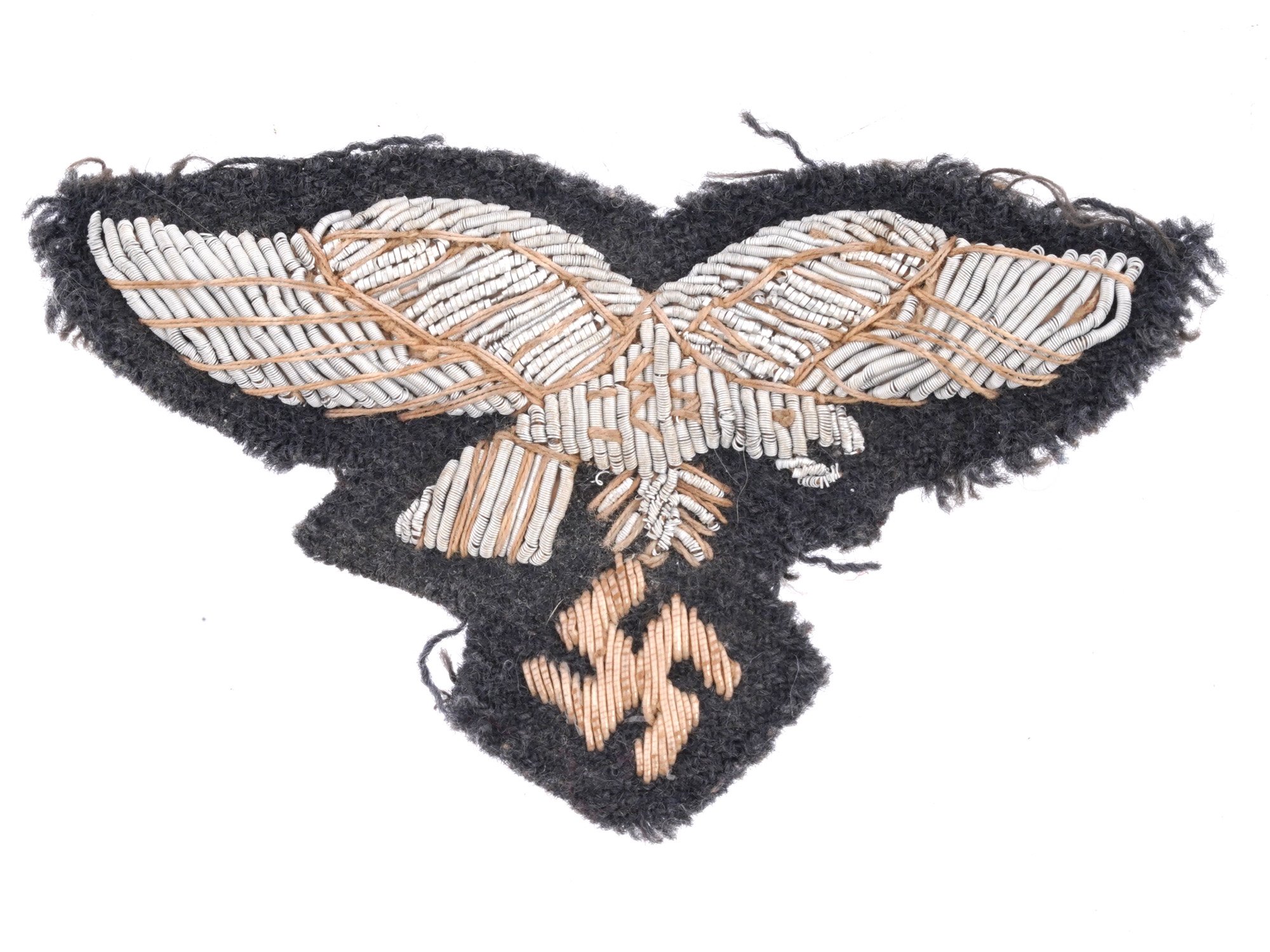 WWII NAZI GERMAN LUFTWAFFE OFFICERS EAGLE PATCH PIC-0