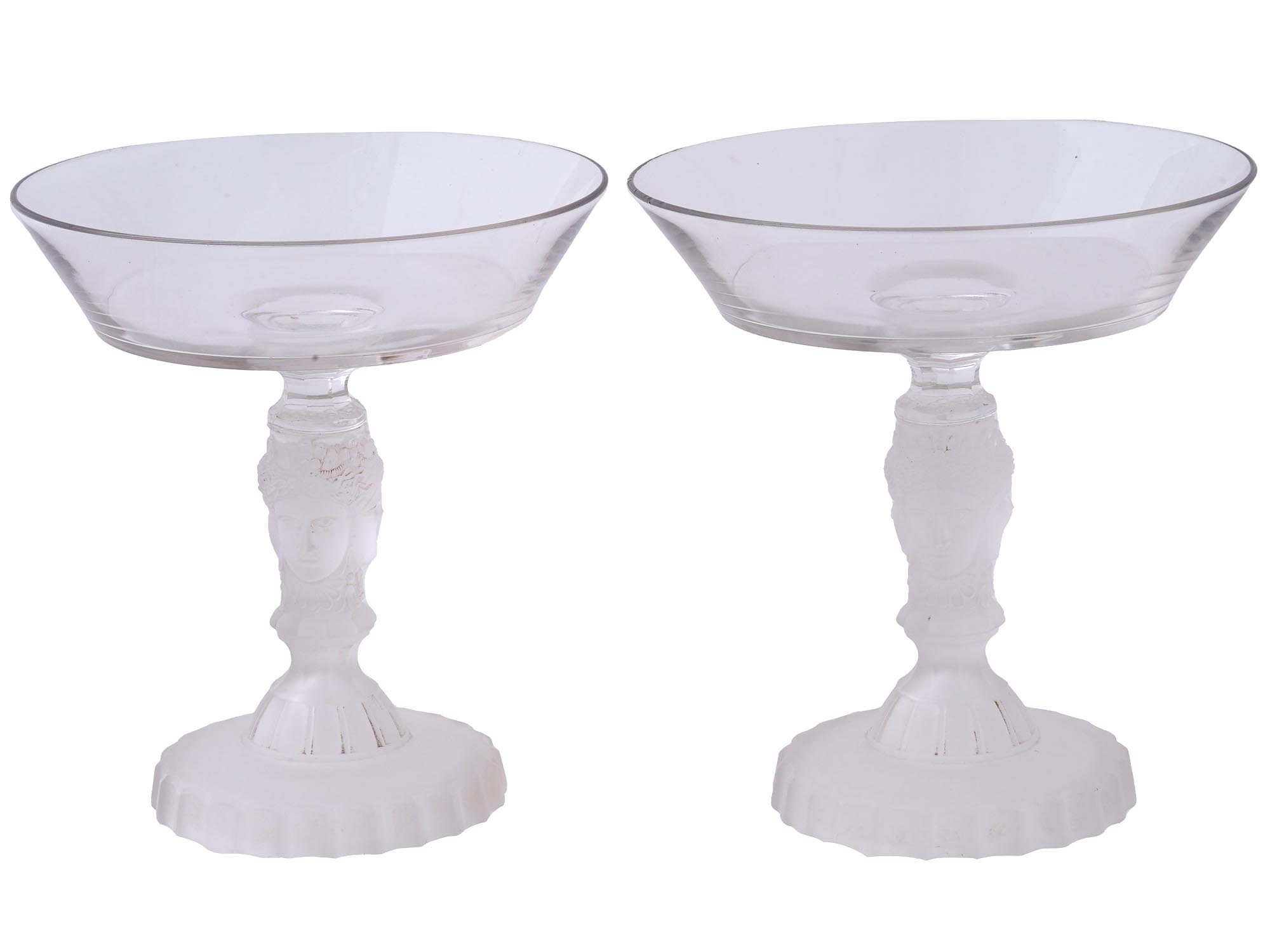 GEORGE DUNCAN SONS MANNER PRESSED GLASS COMPOTE SET PIC-2