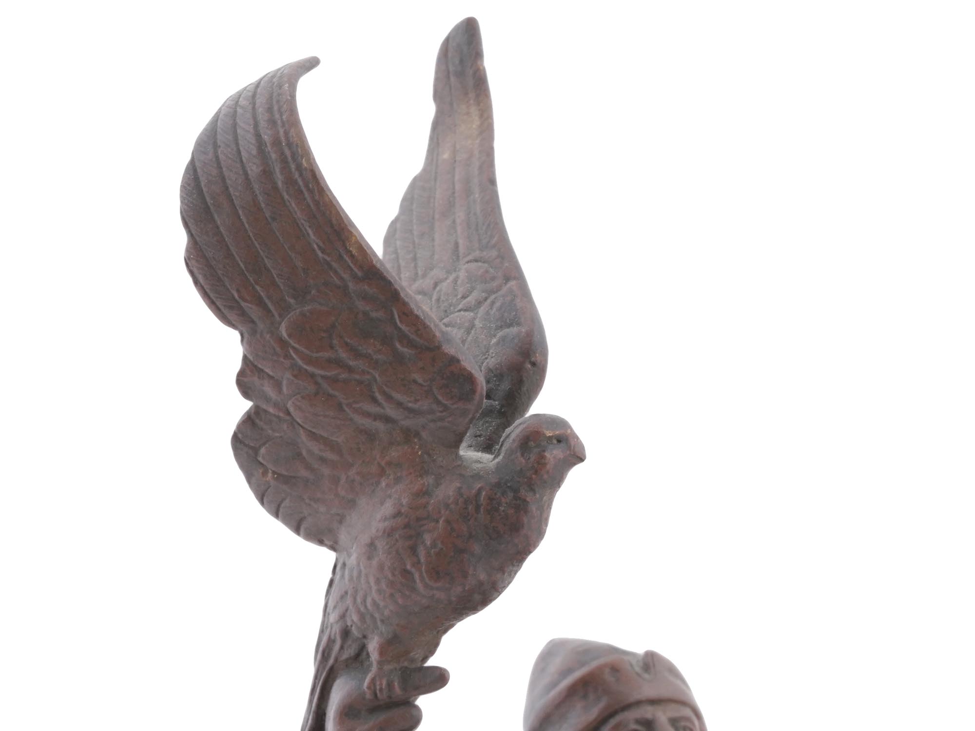 RUSSIAN TSARS FALCONER BRONZE BY EVGENY NAPS PIC-9