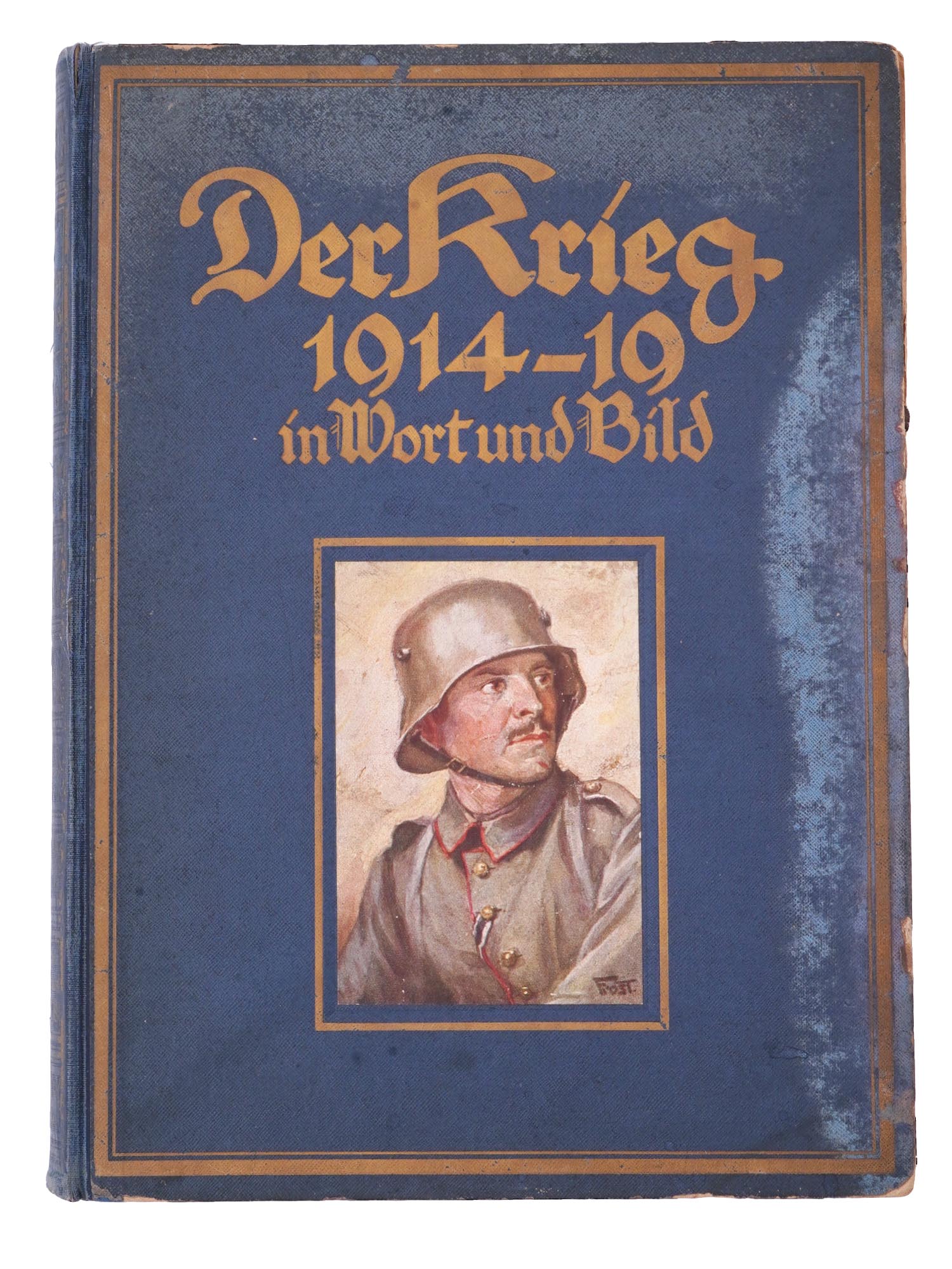 WWI GERMAN BOOK DER KRIEG IN WORT UND BILD VOL 1 PIC-1