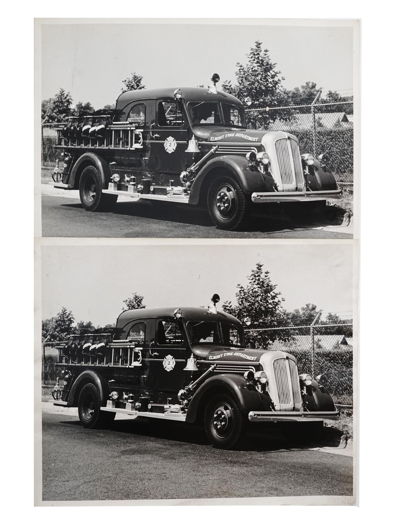 ANTIQUE AMERICAN PHOTOGRAPHS OF FIRE ENGINES PIC-1