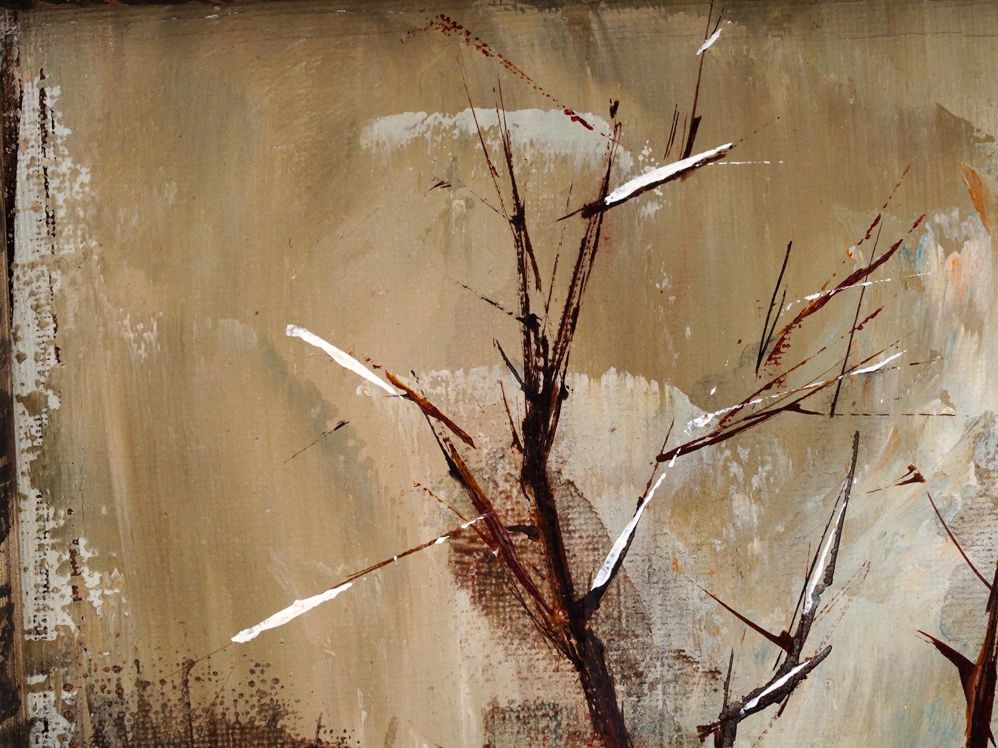 WINTER LANDSCAPE PAINTING BY MANUEL MONTON BUNUEL PIC-3