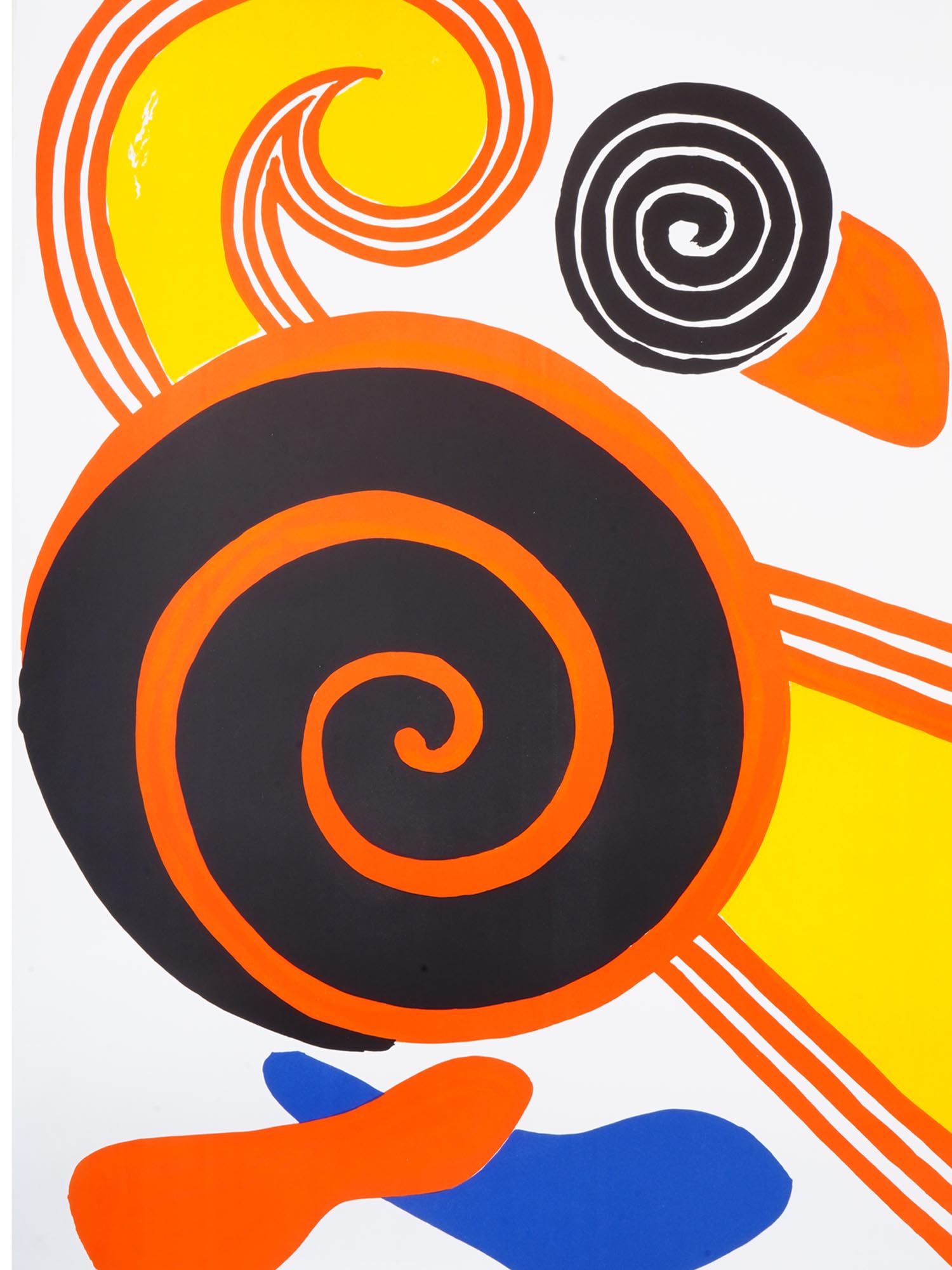 AMERICAN COLOR LITHOGRAPH SPIRALS BY ALEXANDER CALDER PIC-1