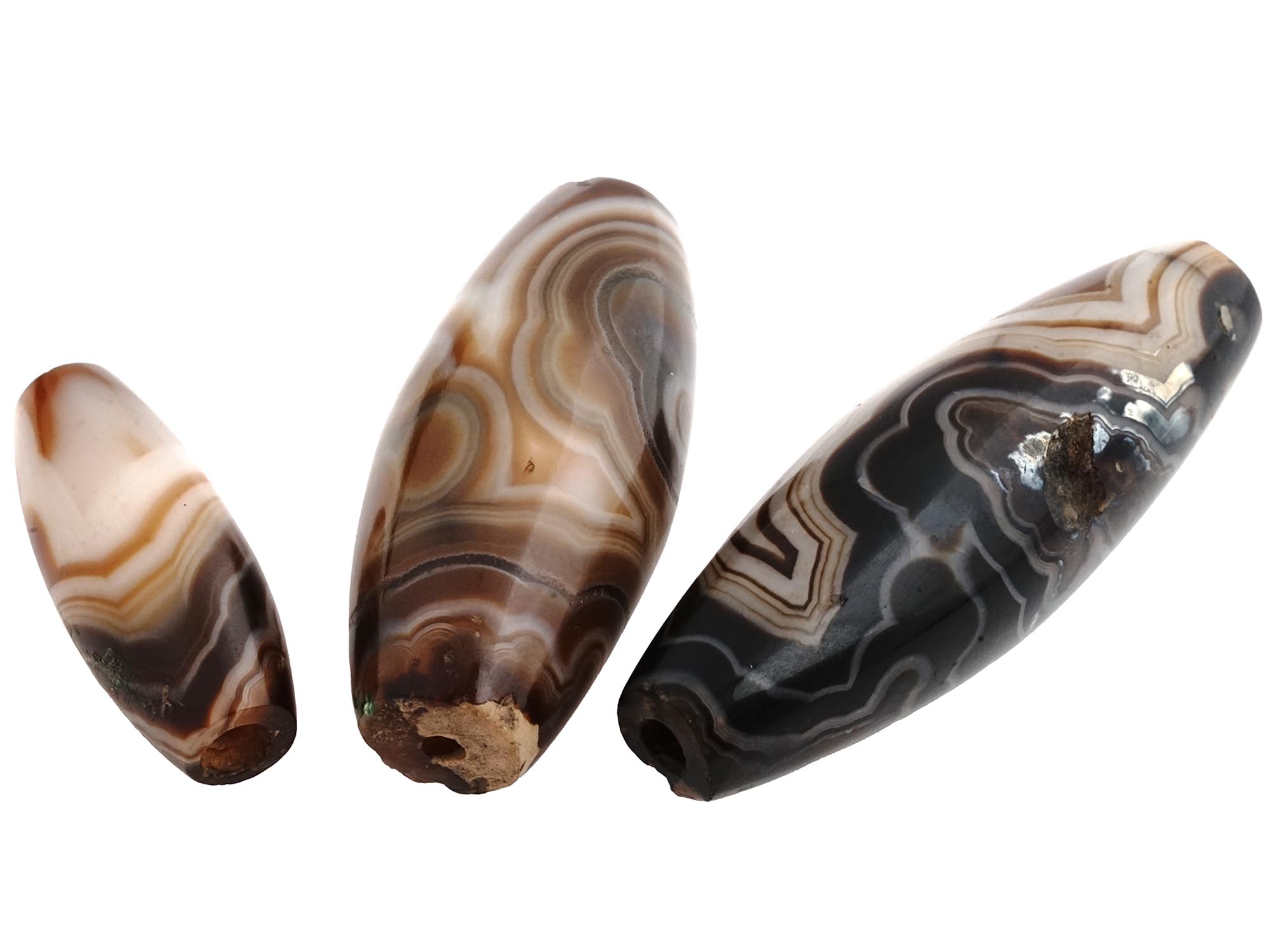 COLLECTION OF ANCIENT ROMAN PARTHIAN AGATE BEADS PIC-4