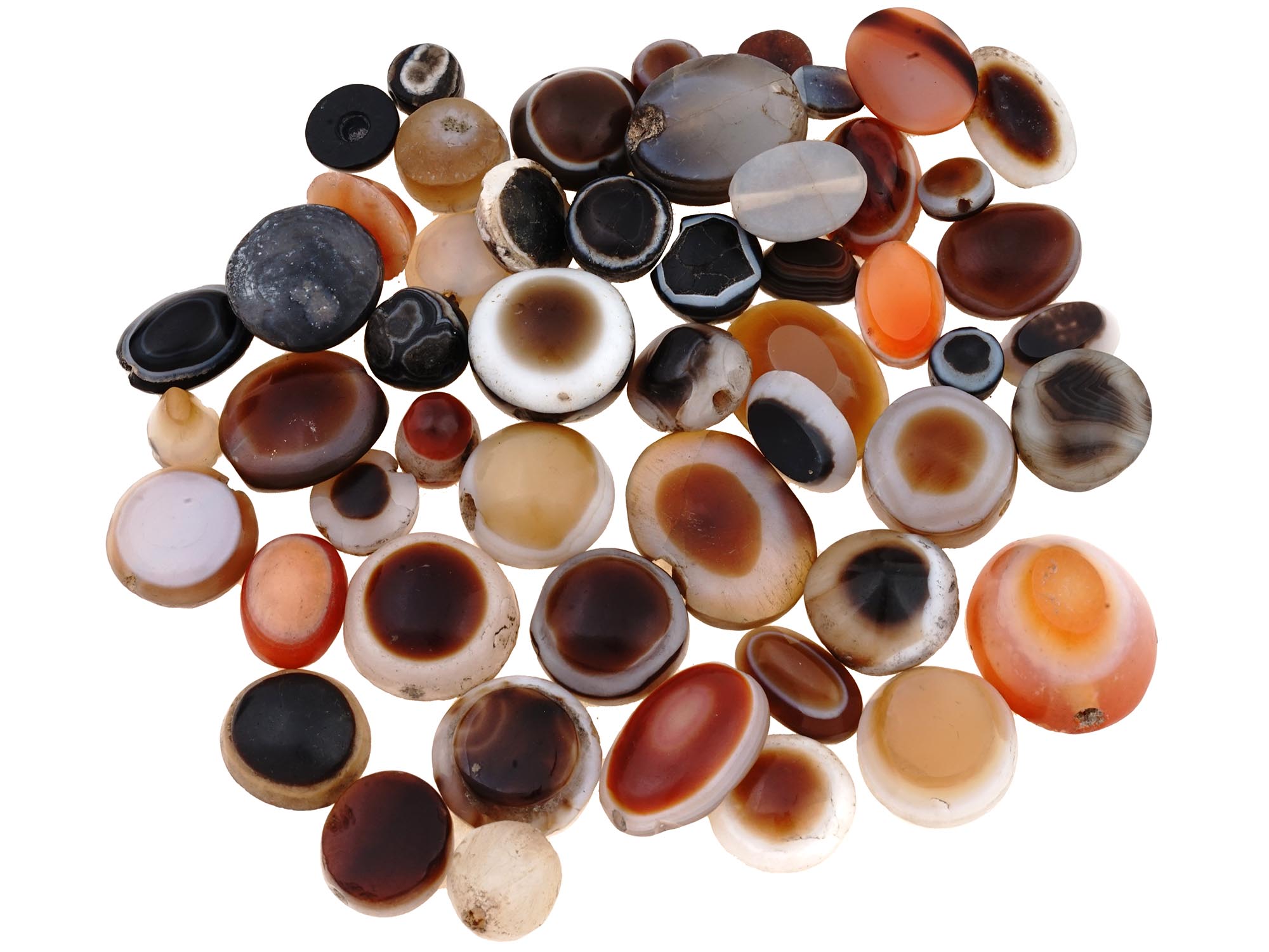 COLLECTION OF ANCIENT ROMAN PARTHIAN AGATE BEADS PIC-0