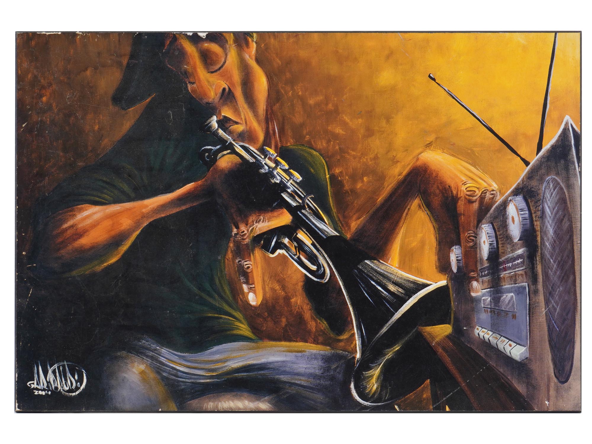 AMERICAN MUSICIAN GICLEE PRINT BY DAVID GARIBALDI PIC-0