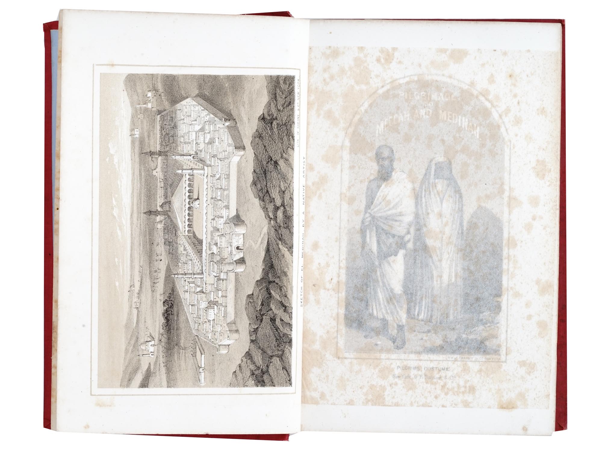 1856 BOOK BURTONS PILGRIMAGE TO MEDINAH AND MECCAH PIC-4