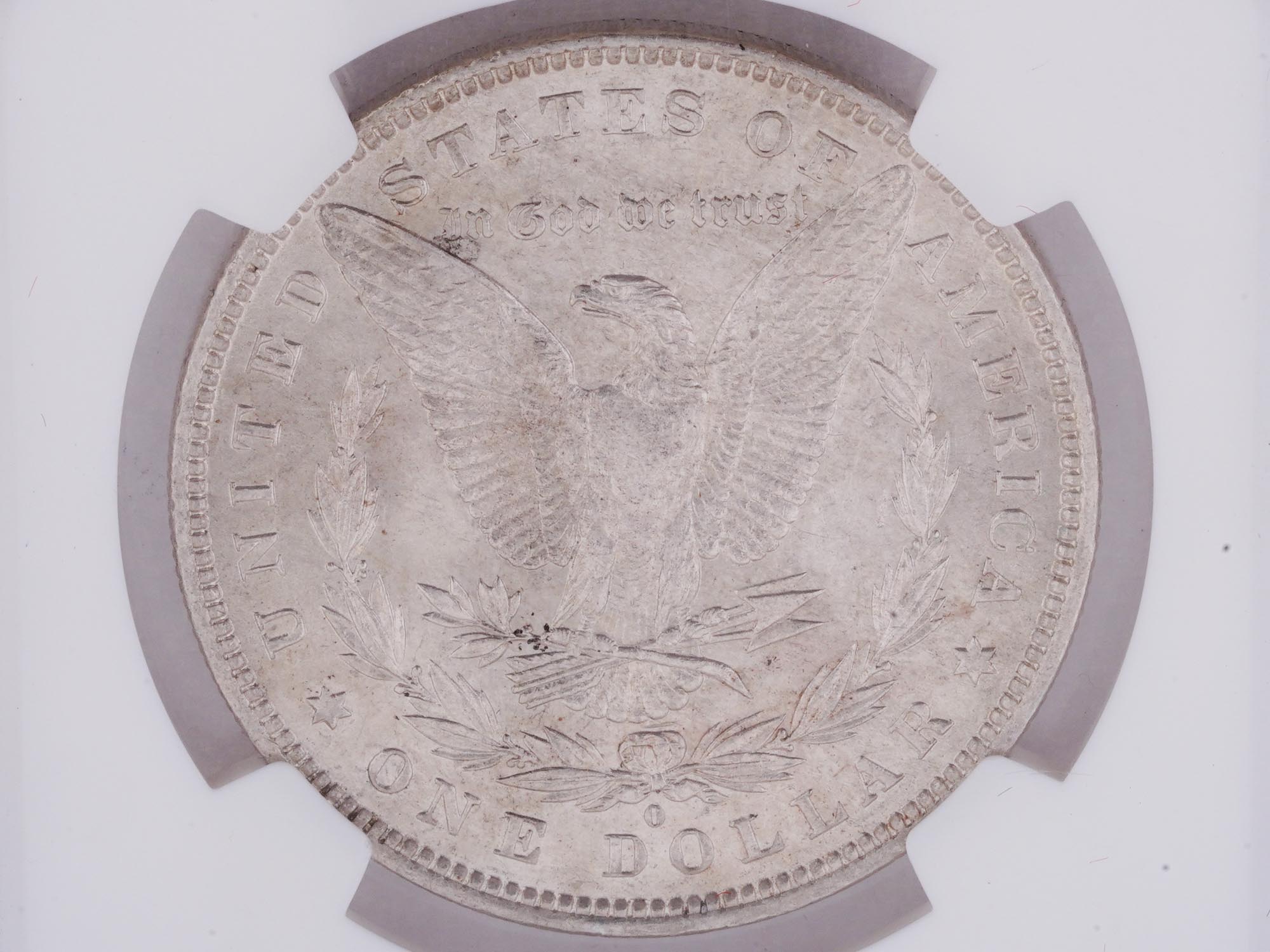 ANTIQUE 1881 AMERICAN MORGAN SILVER DOLLAR COIN PIC-2