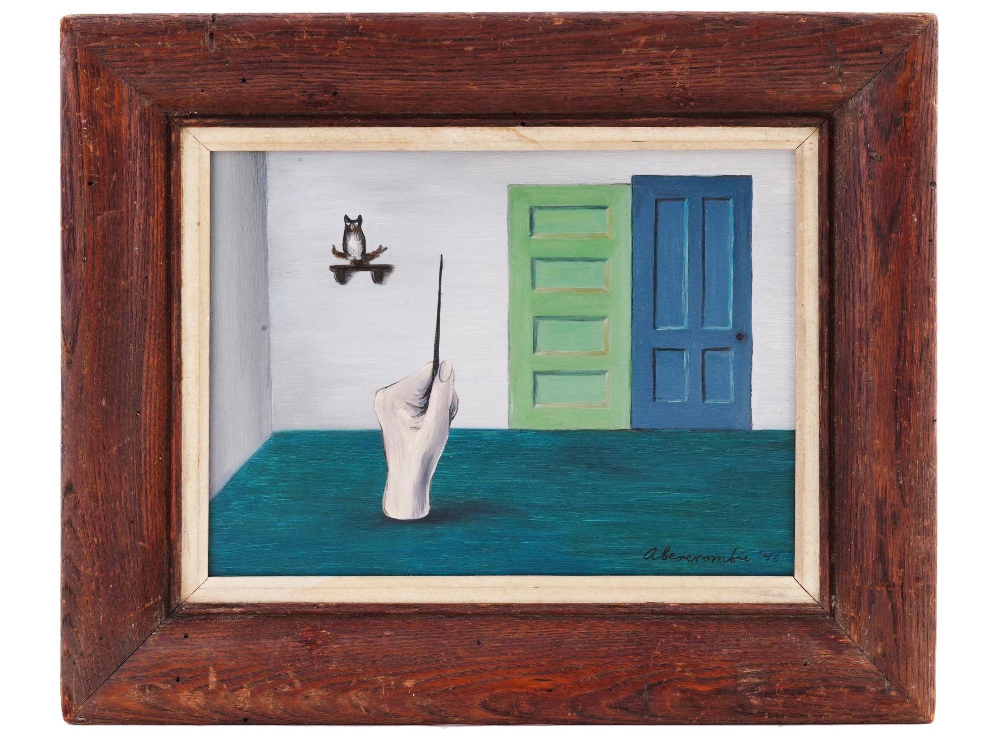 SURREALIST OIL PAINTING BY GERTRUDE ABERCROMBIE PIC-0