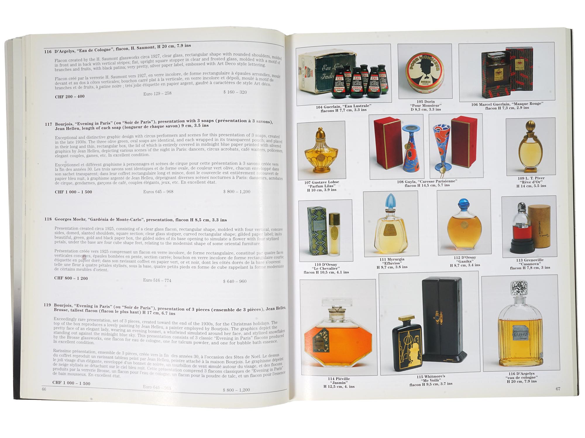 SOTHEBYS AND PERFUME PRESENTATIONS AUCTION CATALOGS PIC-8