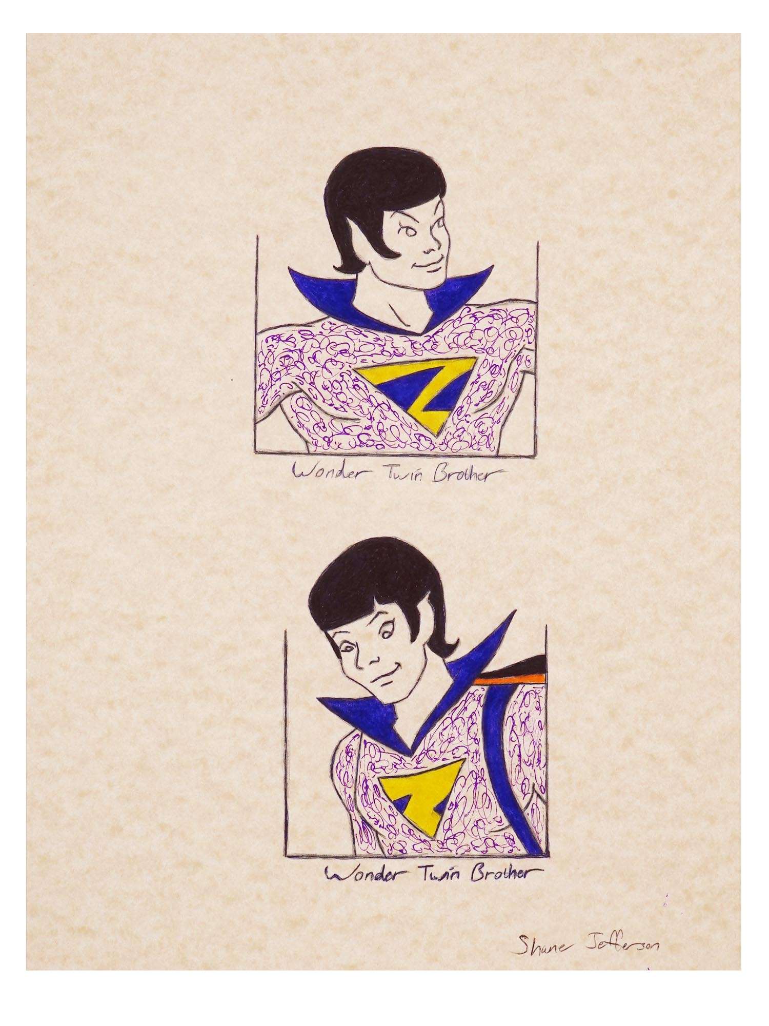 AMERICAN WONDER TWINS PAINTINGS BY SHANE JEFFERSON PIC-5