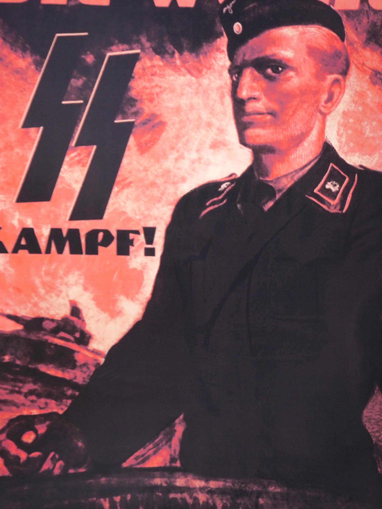 TWO PRINTS OF WWII NAZI GERMAN PROPAGANDA POSTERS PIC-3