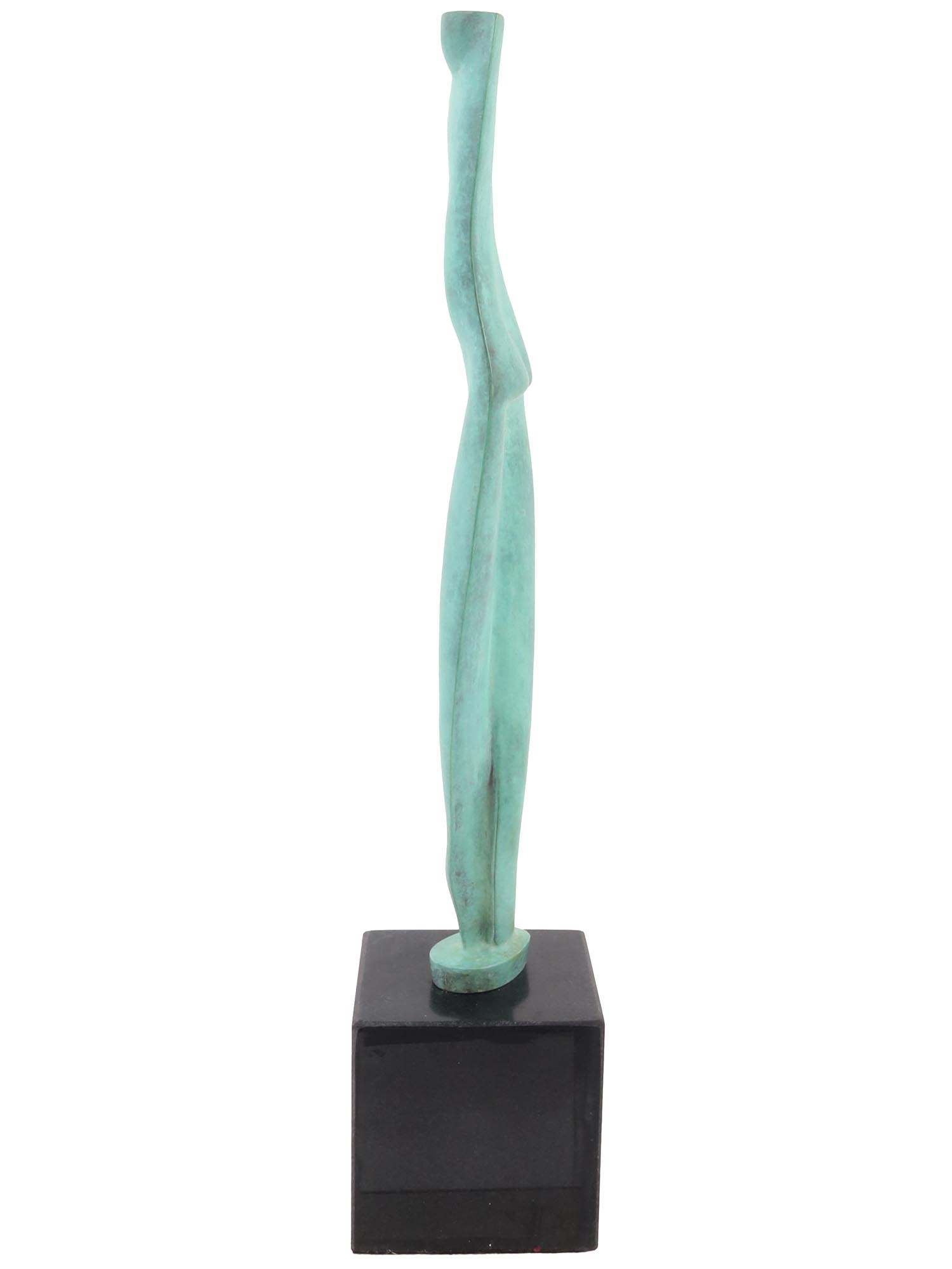 BRONZE FEMALE NUDE FIGURE BY ALEXANDER ARCHIPENKO PIC-3