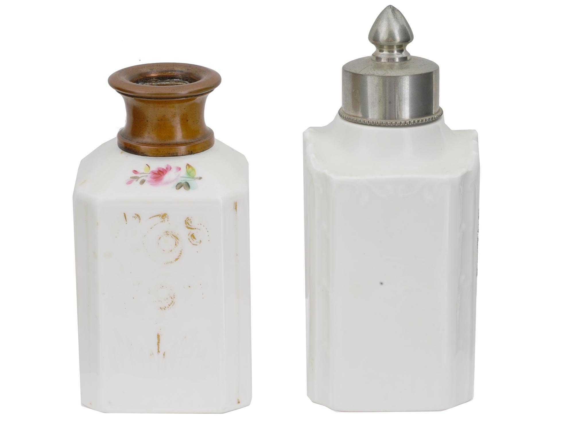 LES ETAINS DE PARIS LIMOGES PORCELAIN PERFUME BOTTLES PIC-4