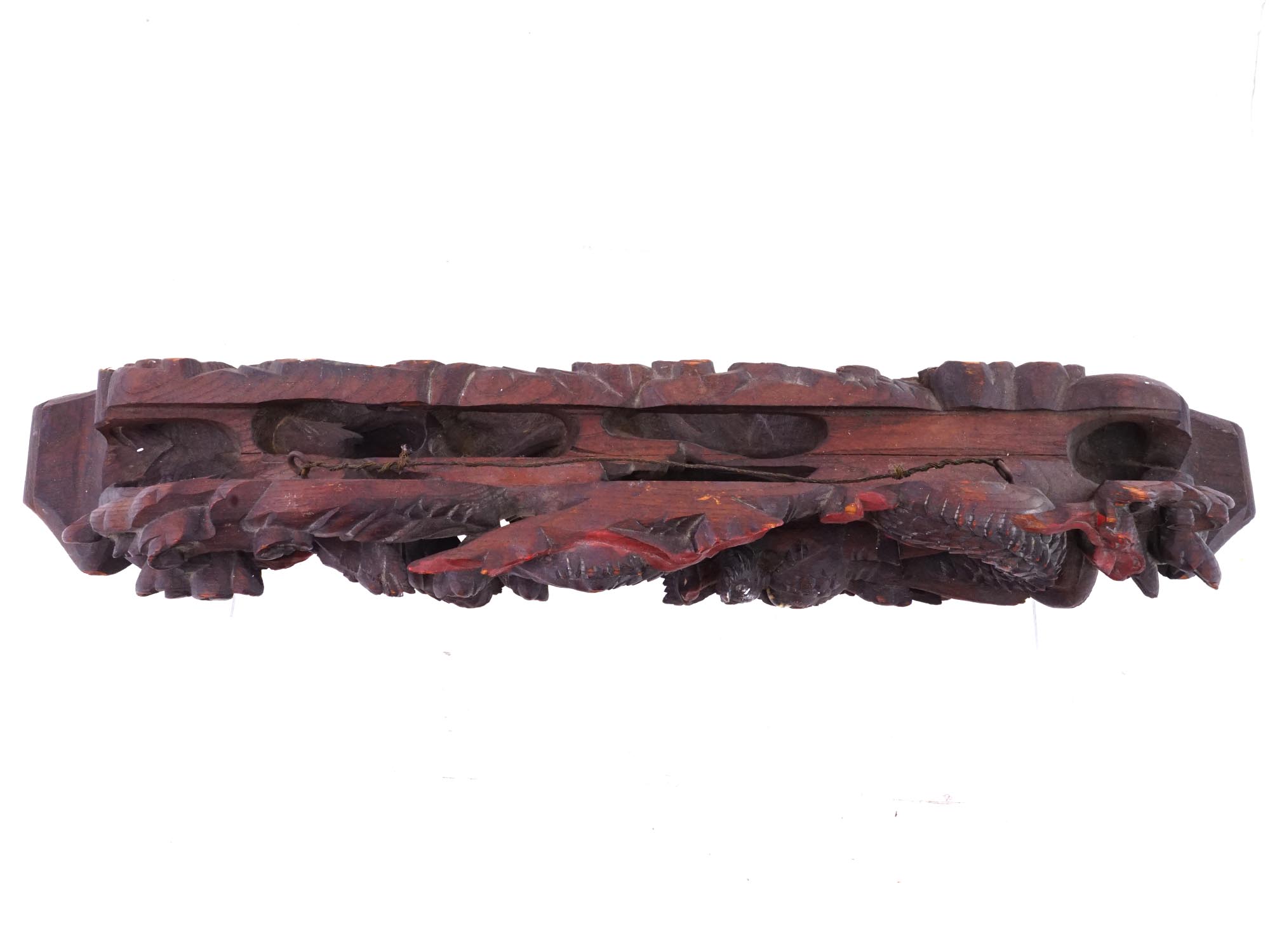 ANTIQUE JAPANESE CARVED WOOD ARCHITECTURAL ELEMENT PIC-3