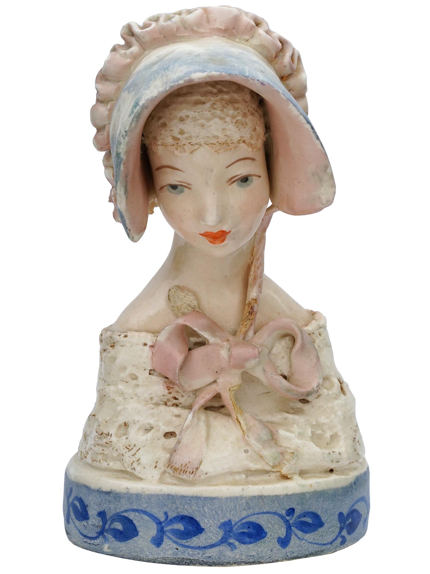 VINTAGE 1940S CORDEY PORCELAIN FEMALE BUST PIC-0