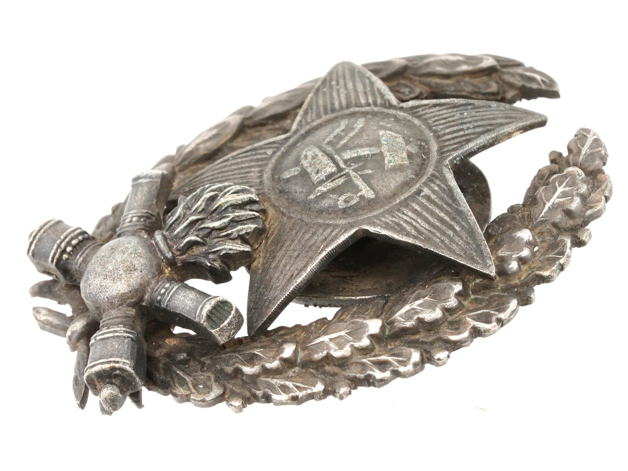 RUSSIAN RED ARMY ARTILLERY COMMANDER MILITARY BADGE PIC-2