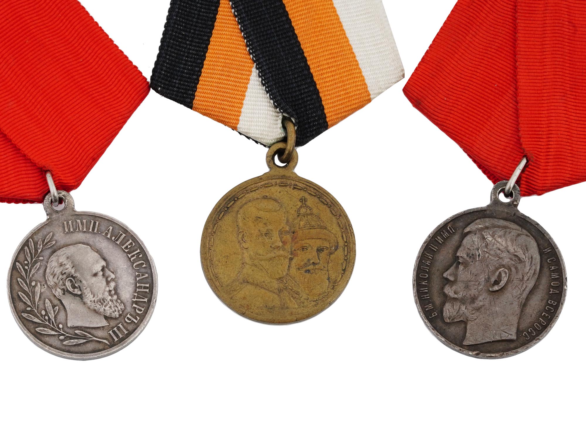 ANTIQUE RUSSIAN EMPIRE NICHOLAS II HISTORICAL MEDALS PIC-2