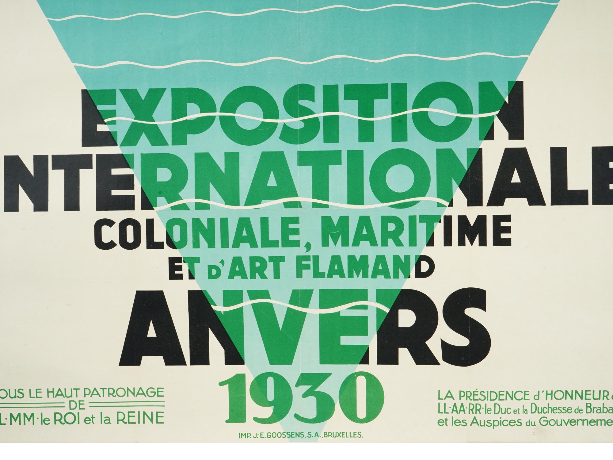 ART DECO POSTER EXPOSITION INTERNATIONAL ANVERS 1930 PIC-5