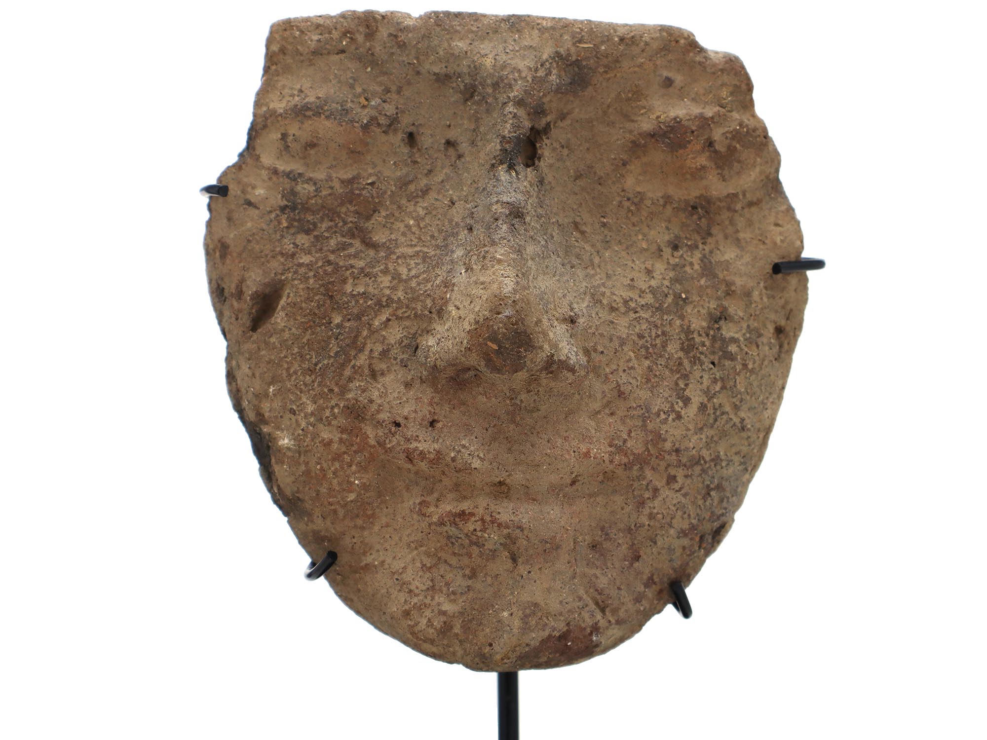 ANCIENT EGYPTIAN BURIAL CEREMONY POTTERY MASK FRAGMENT PIC-6