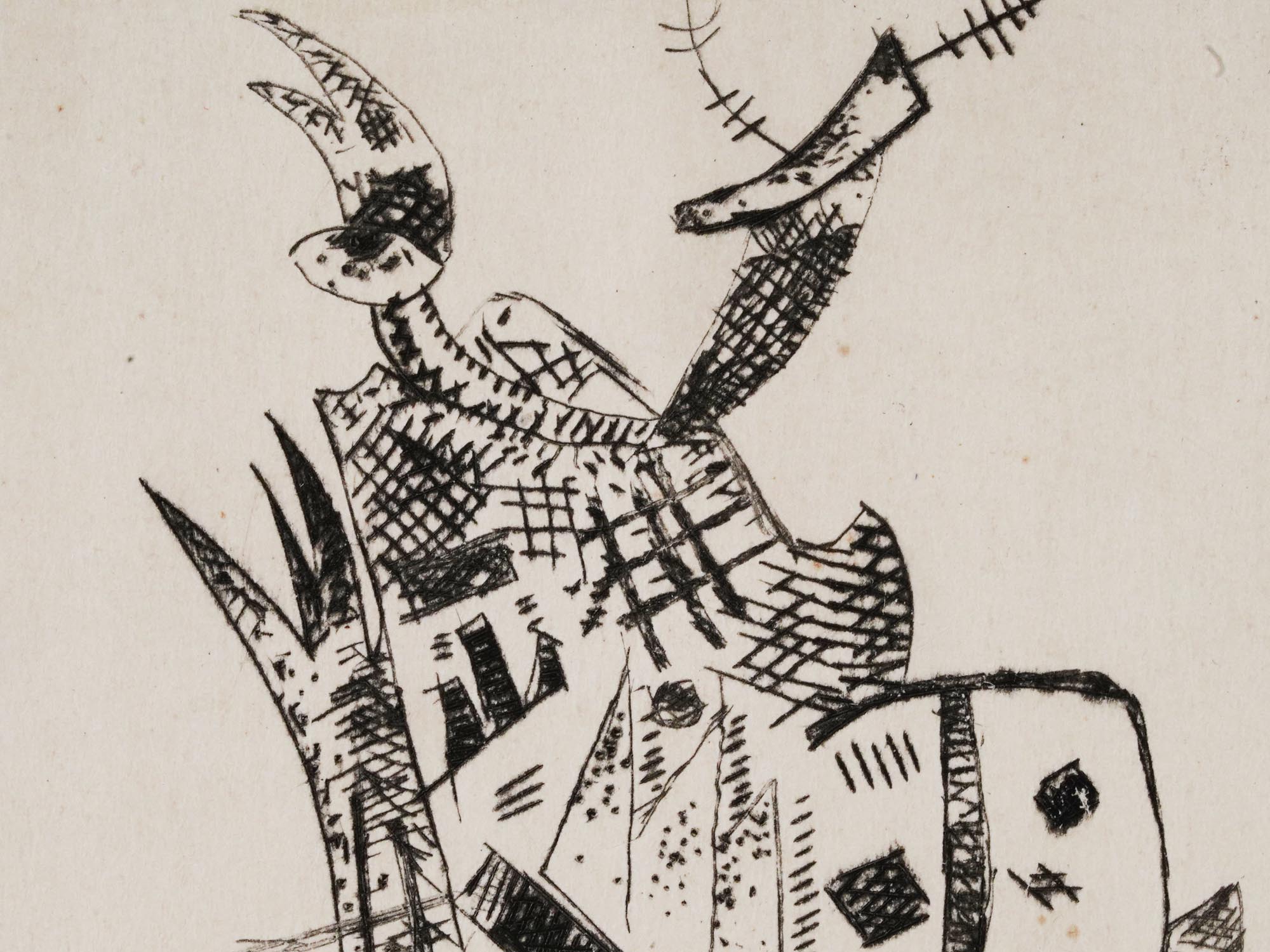 1922 RUSSIAN ABSTRACT ENGRAVING BY WASSILY KANDINSKY PIC-2