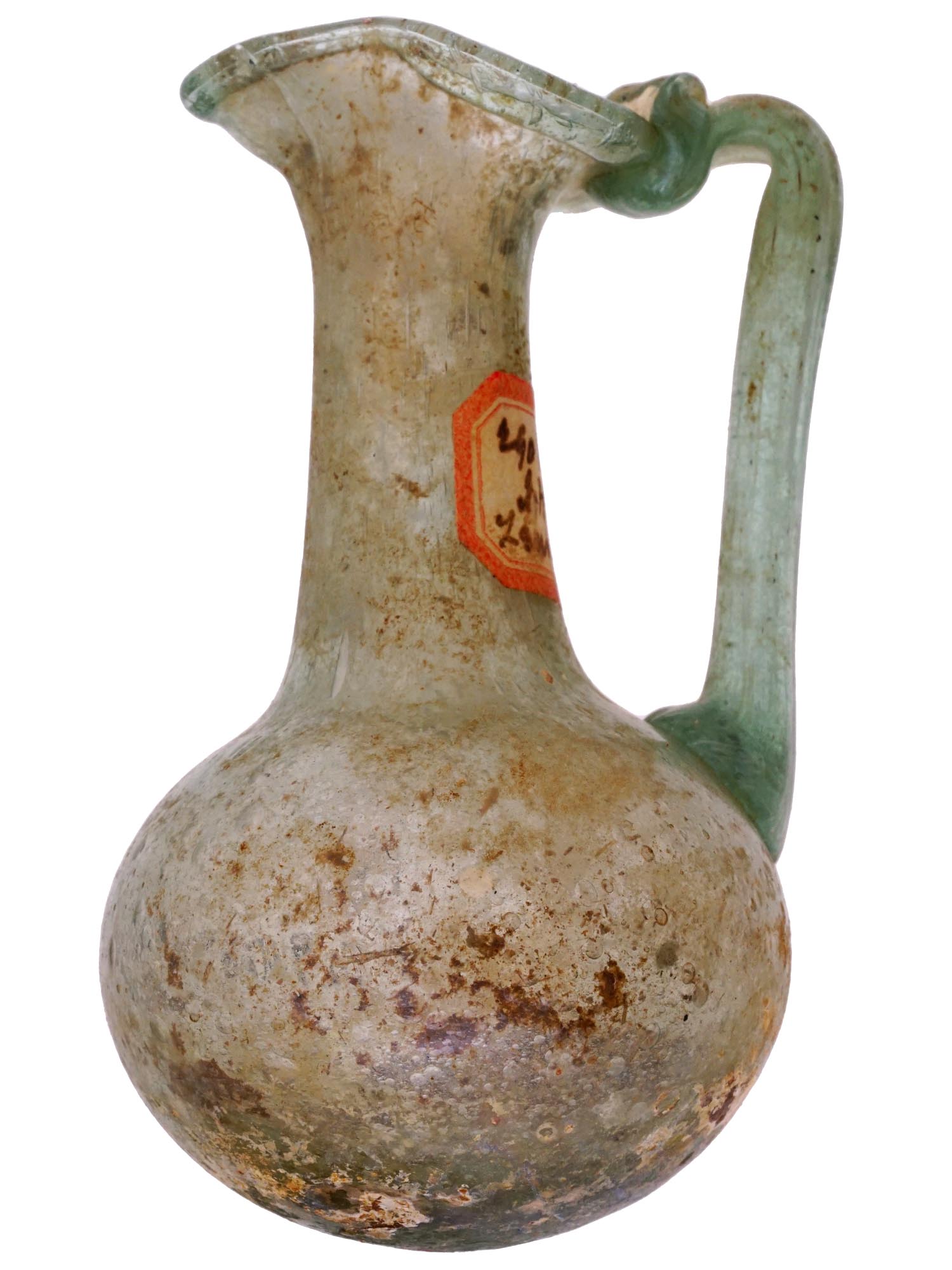 ANCIENT ROMAN IRIDISCENT GLASS BOTTLES AND JUGS PIC-4