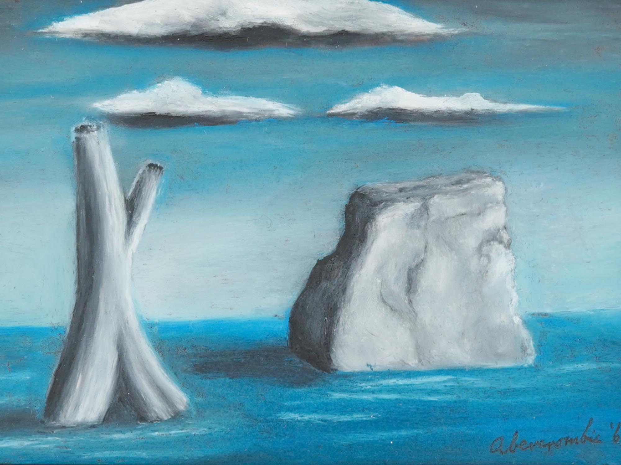 GERTRUDE ABERCROMBIE OIL ON BOARD PAINTING, 1969 PIC-2