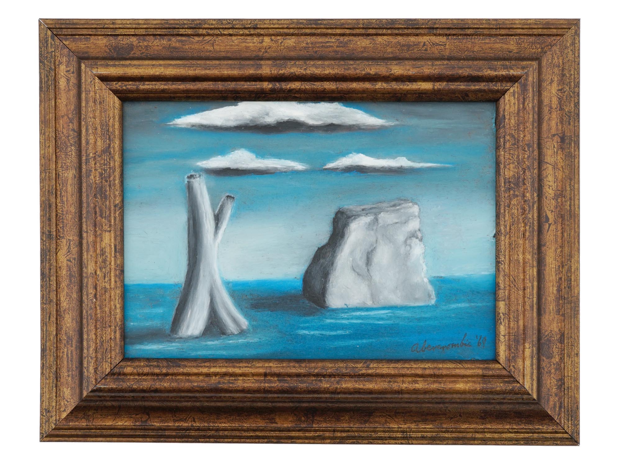 GERTRUDE ABERCROMBIE OIL ON BOARD PAINTING, 1969 PIC-1