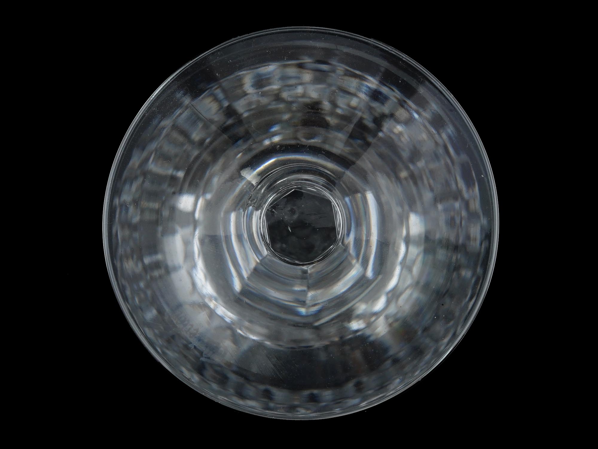 MID CENTURY WATERFORD CRYSTAL CUT WINE GLASSES PIC-5