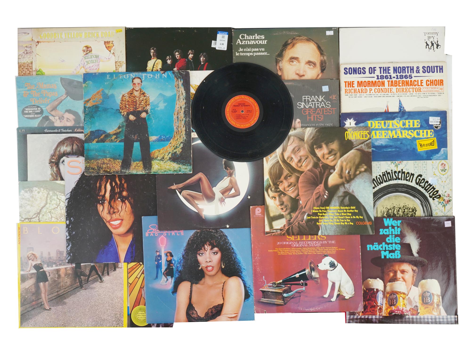 LARGE COLLECTION OF VINTAGE VINYL LP MUSIC RECORDS PIC-0