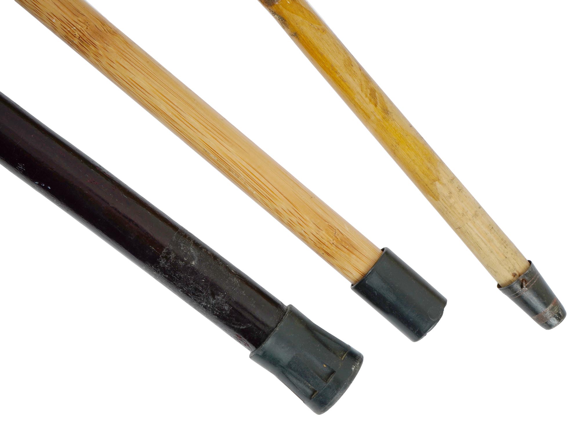 COLLECTION OF THREE HAND CARVED WOOD WALKING CANES PIC-3