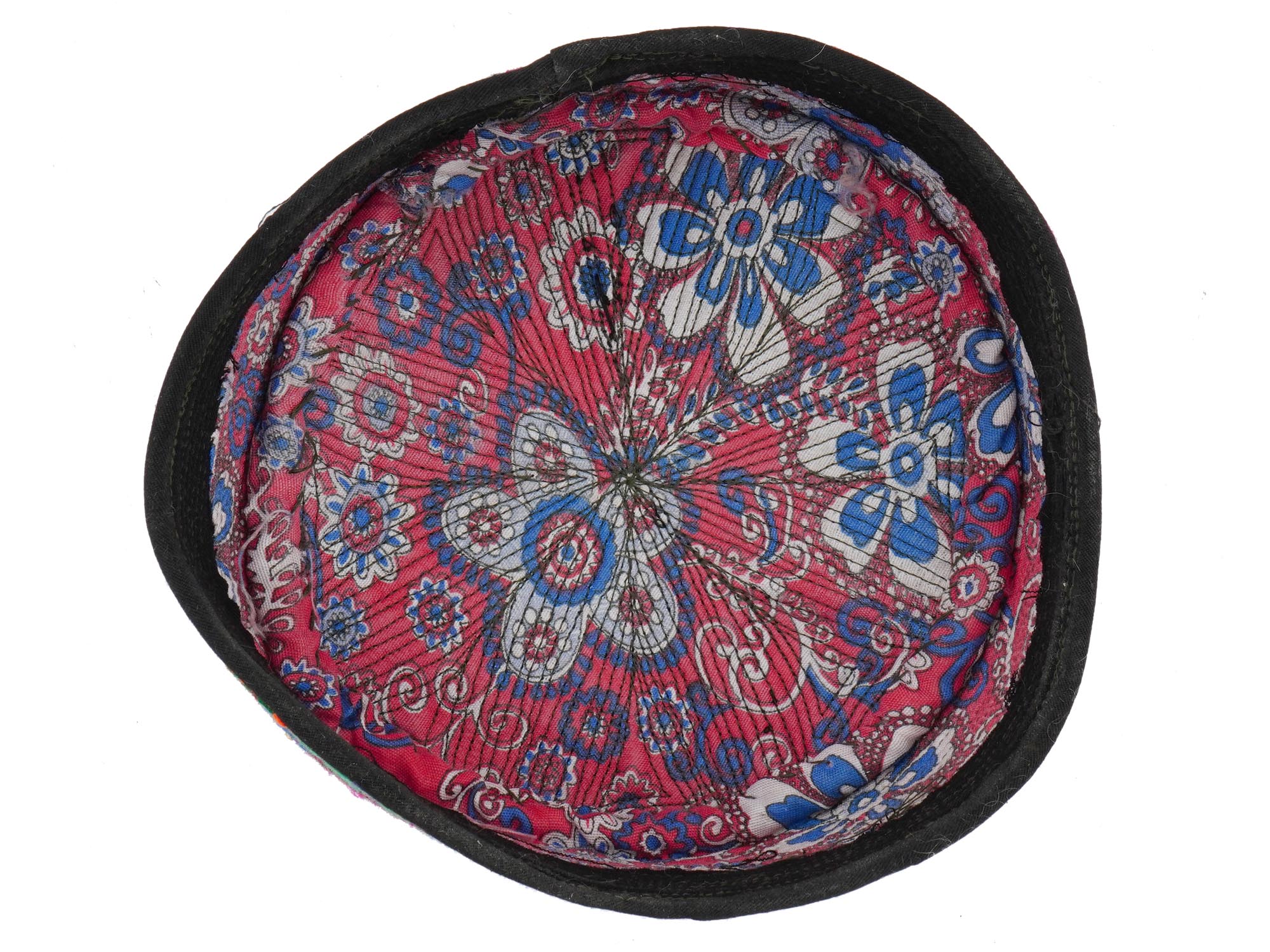 CENTRAL ASIAN UZBEK HAN EMBROIDERED NATIONAL HAT PIC-5