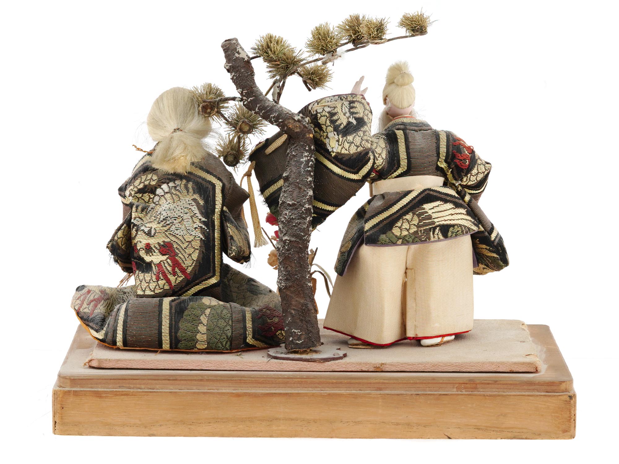 JAPANESE TRADITIONAL TAKASAGO ELDERLY COUPLE DOLLS PIC-3