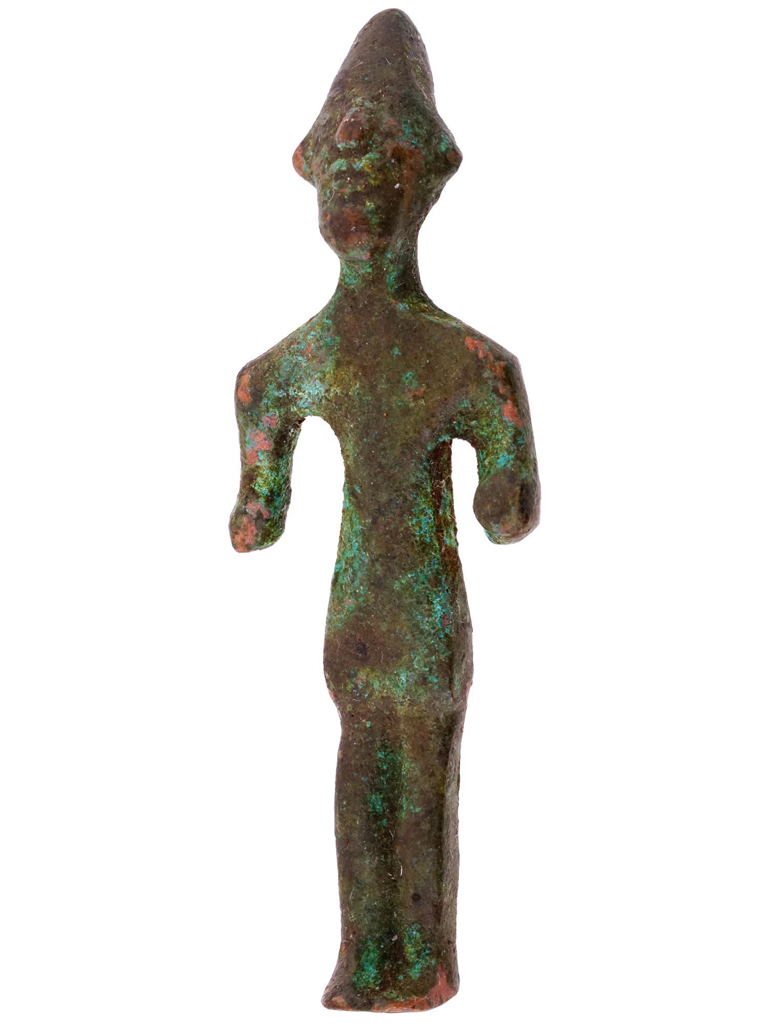 ANCIENT NEAR EAST SYRIAN CAST BRONZE IDOL OF BAAL PIC-0