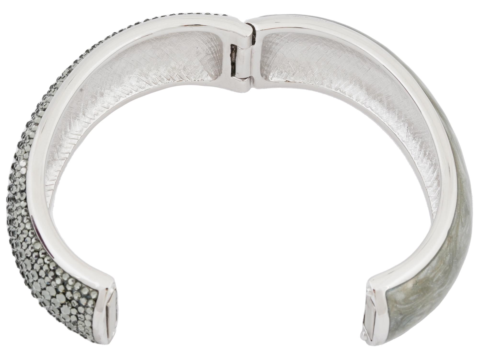 JUDITH LEIBER PAPARAZZI GLITZ UP BANGLE BRACELET IOB PIC-4