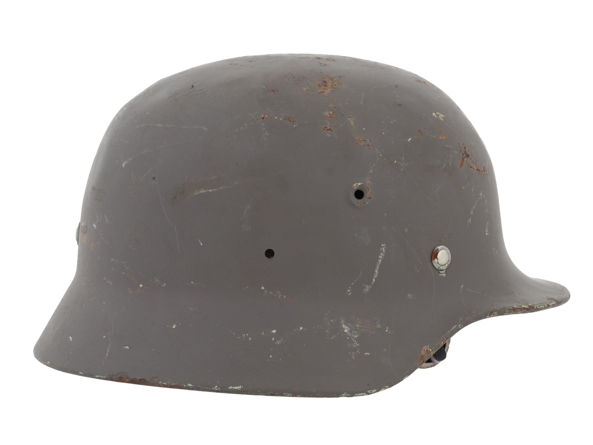 WWII NAZI GERMAN MILITARY STEEL HELMET STAHLHELM PIC-4