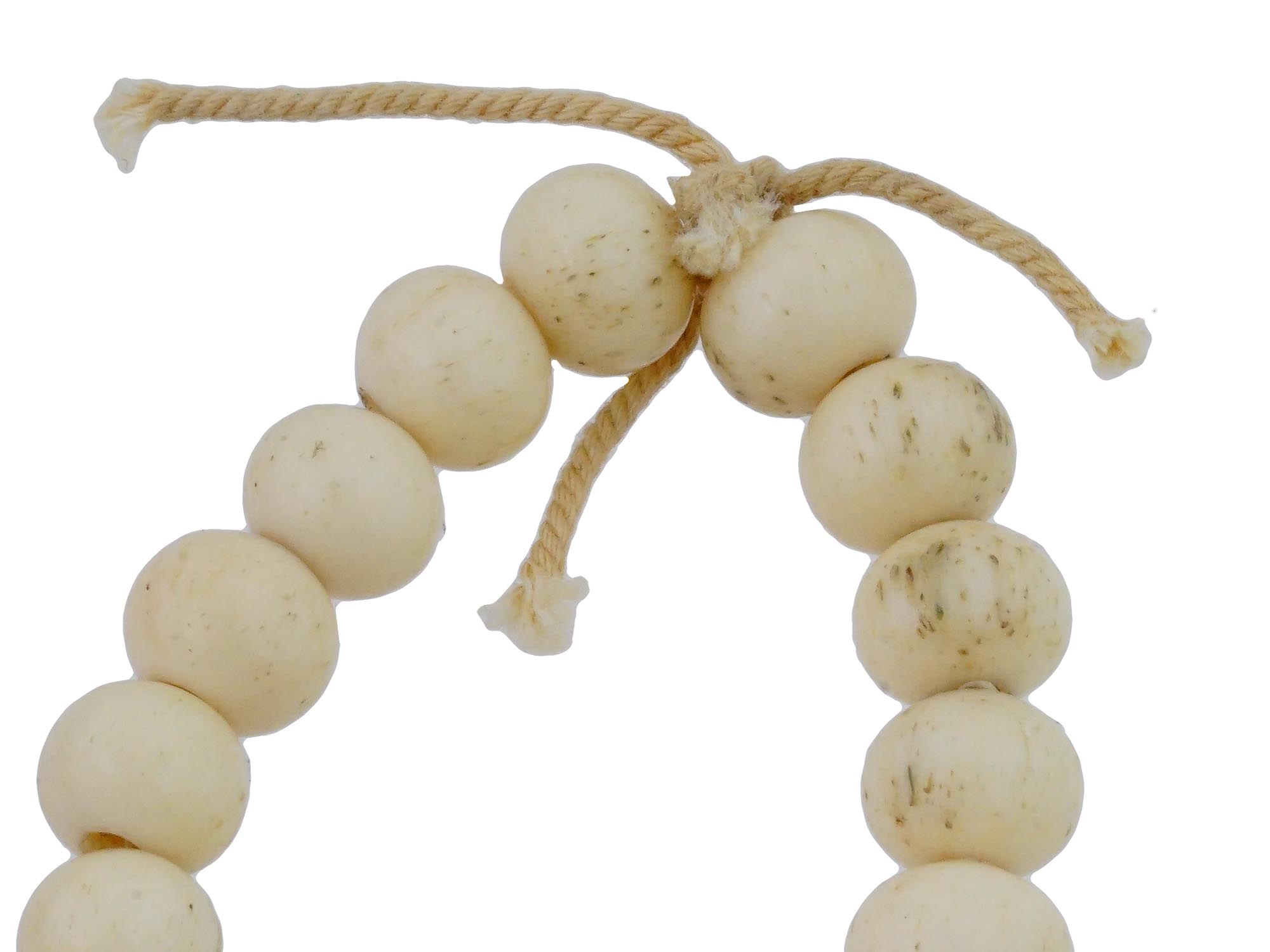 GROUP OF CARVED STONE MISBAHA TASBIH PRAYER BEADS PIC-3
