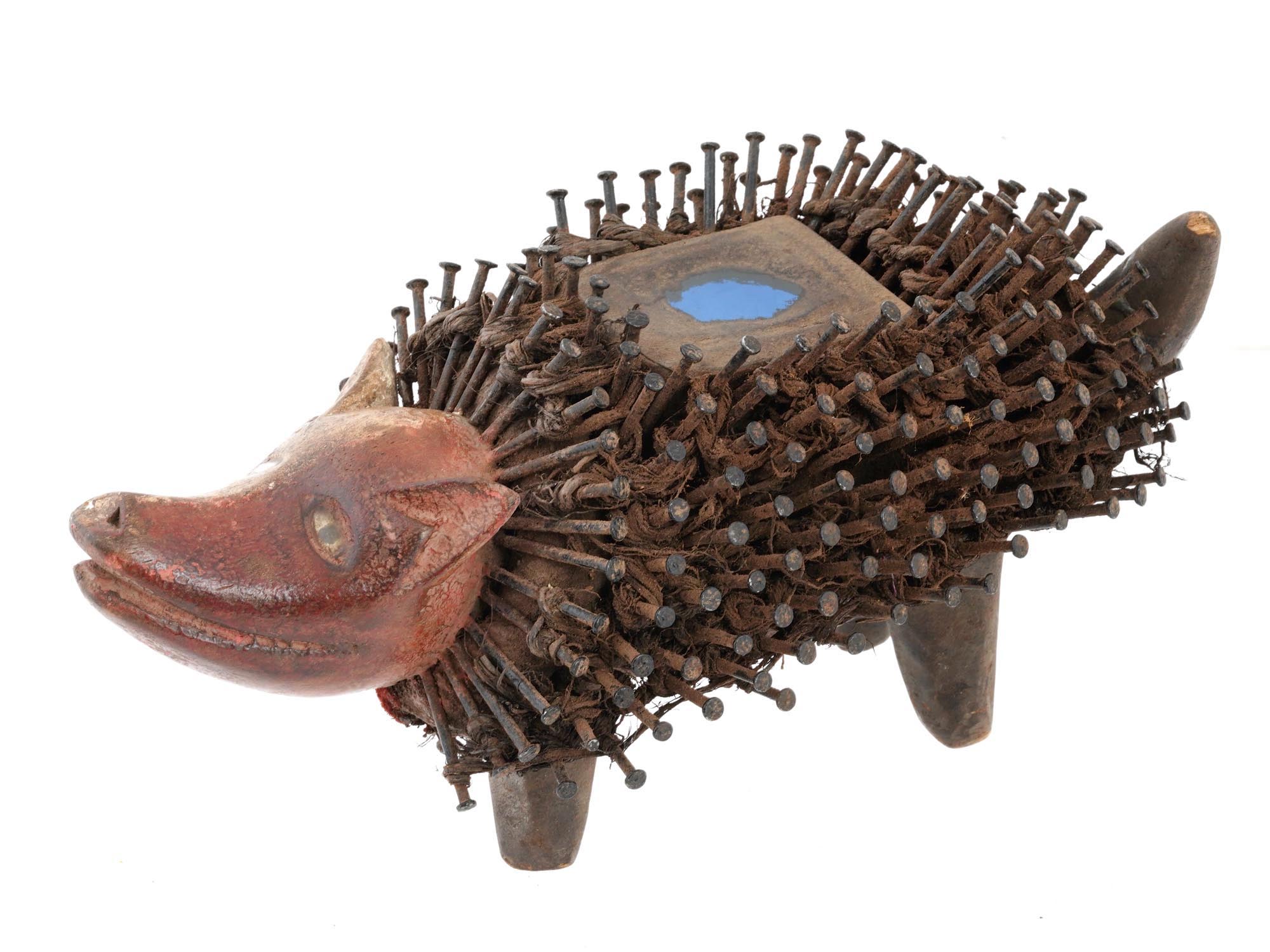 CENTRAL AFRICAN NAIL FETISH DOG FROM THE VILI PEOPLE PIC-1