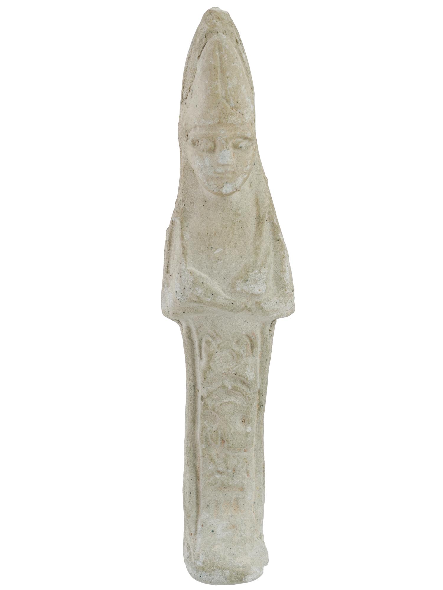 ANCIENT EGYPTIAN STONED FUNERARY USHABTI FIGURINE PIC-1