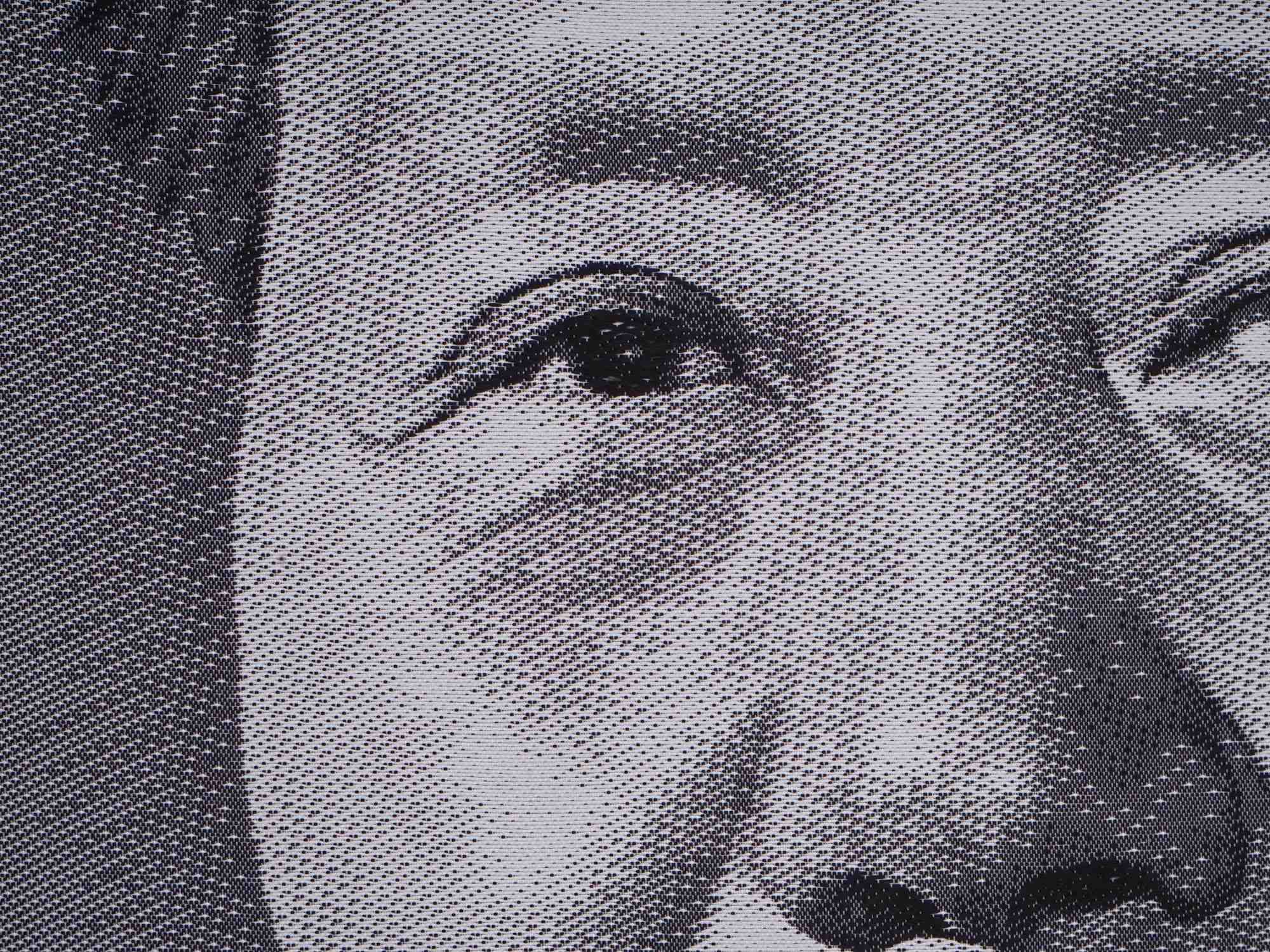 CHINESE COMMUNIST SILK TAPESTRY OF MAO ZEDONG PIC-1