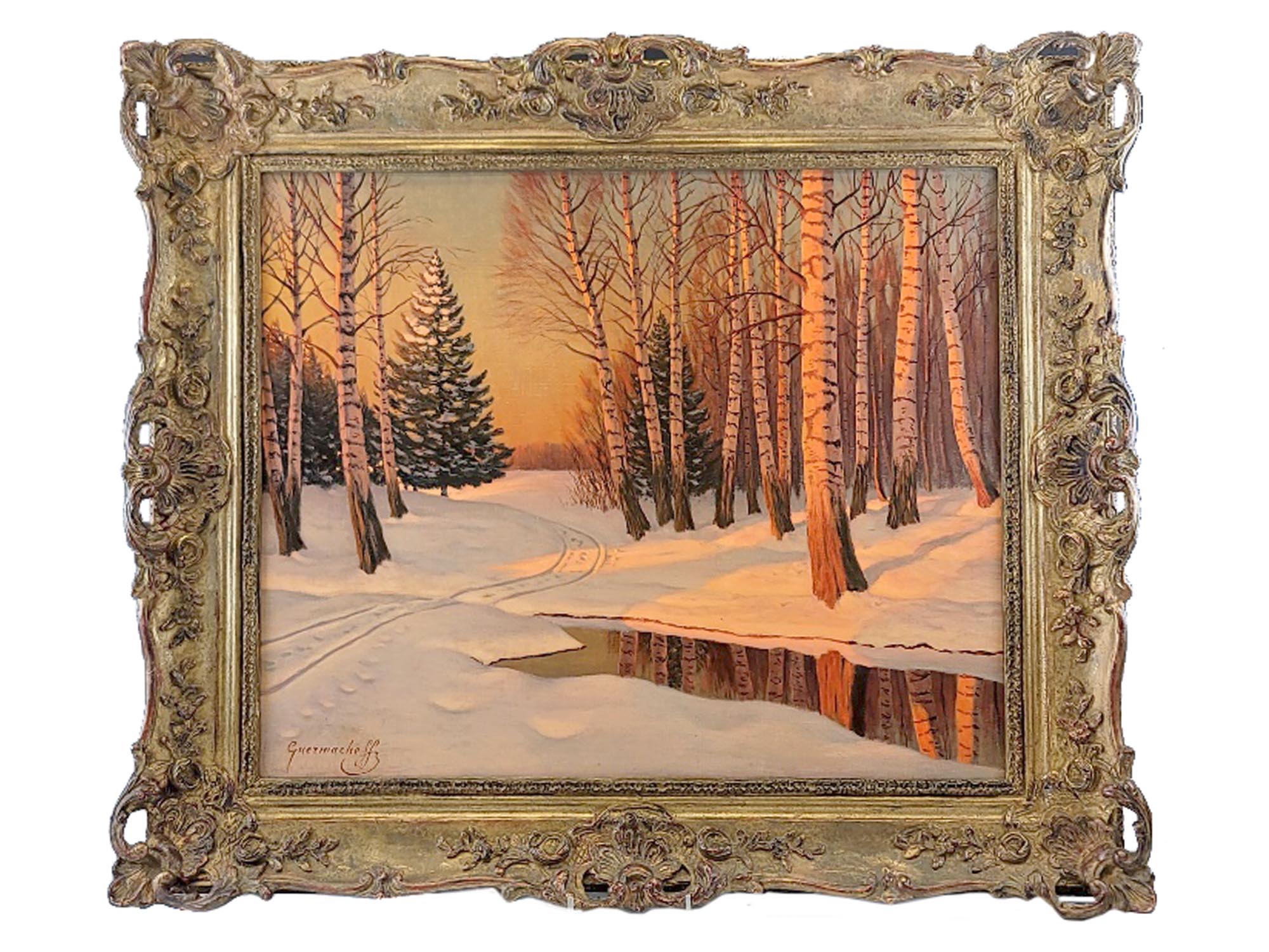 MIKHAIL GERMACHEV RUSSIAN IMPRESSIONIST OIL PAINTING PIC-0