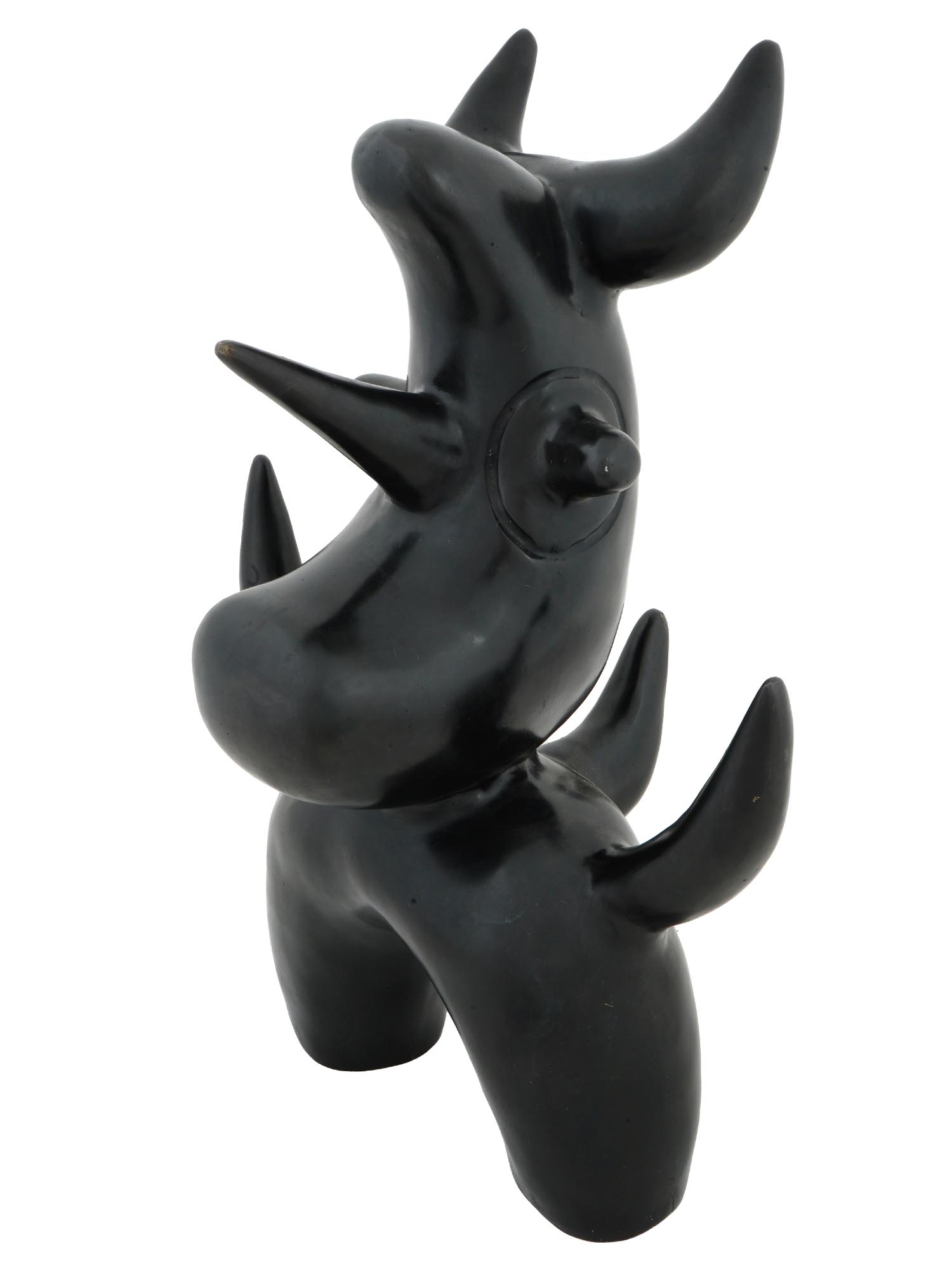 ABSTRACT BRONZE SCULPTURE MOON BIRD BY JOAN MIRO PIC-1