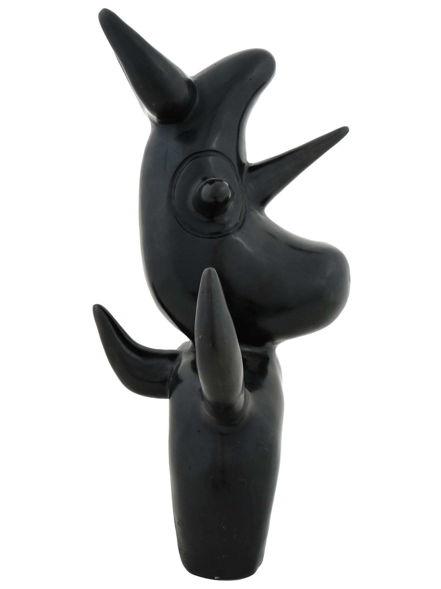 ABSTRACT BRONZE SCULPTURE MOON BIRD BY JOAN MIRO PIC-3